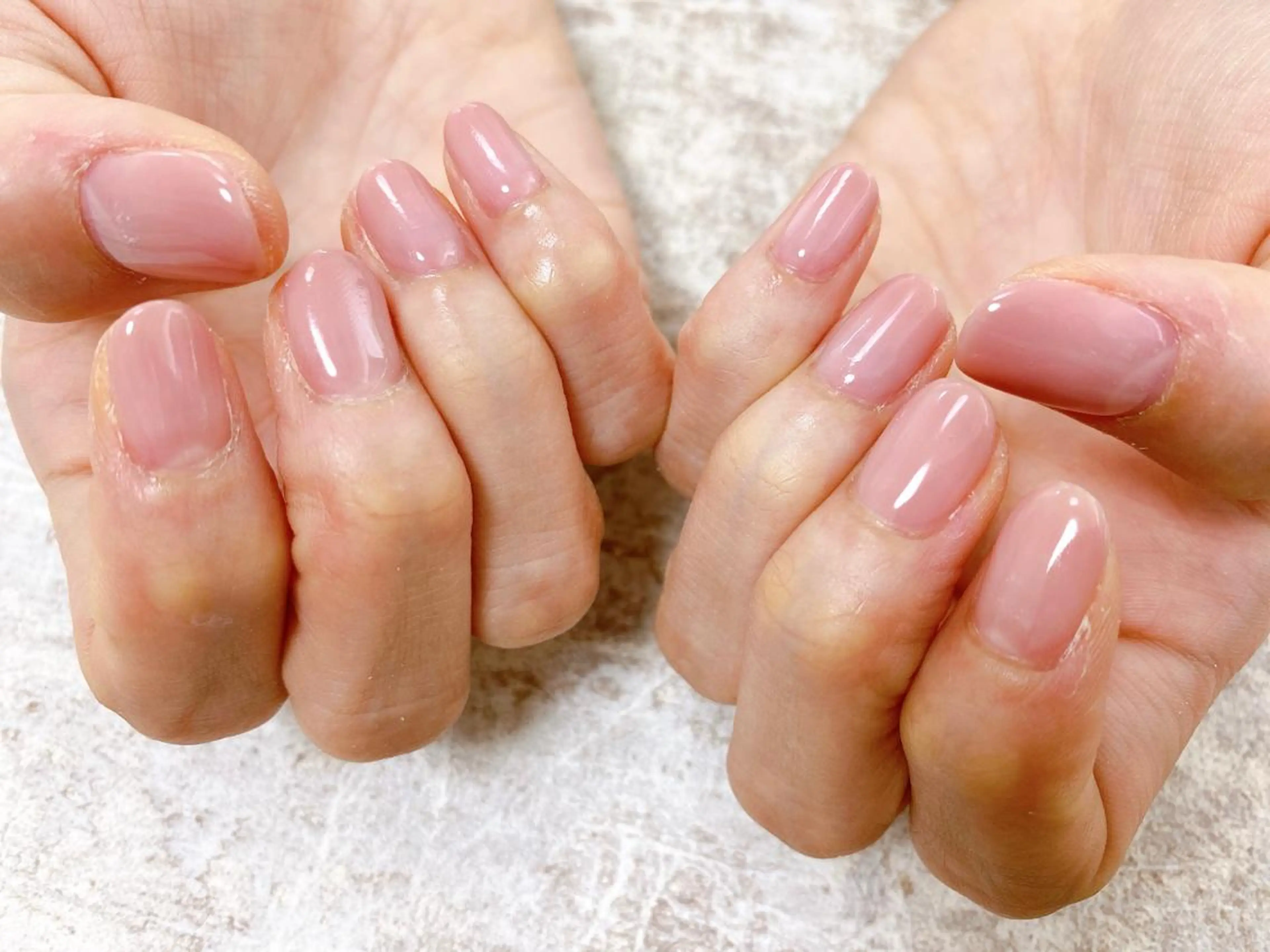 ネイル ピンク Mogu nail 二子玉川のネイルデザイン