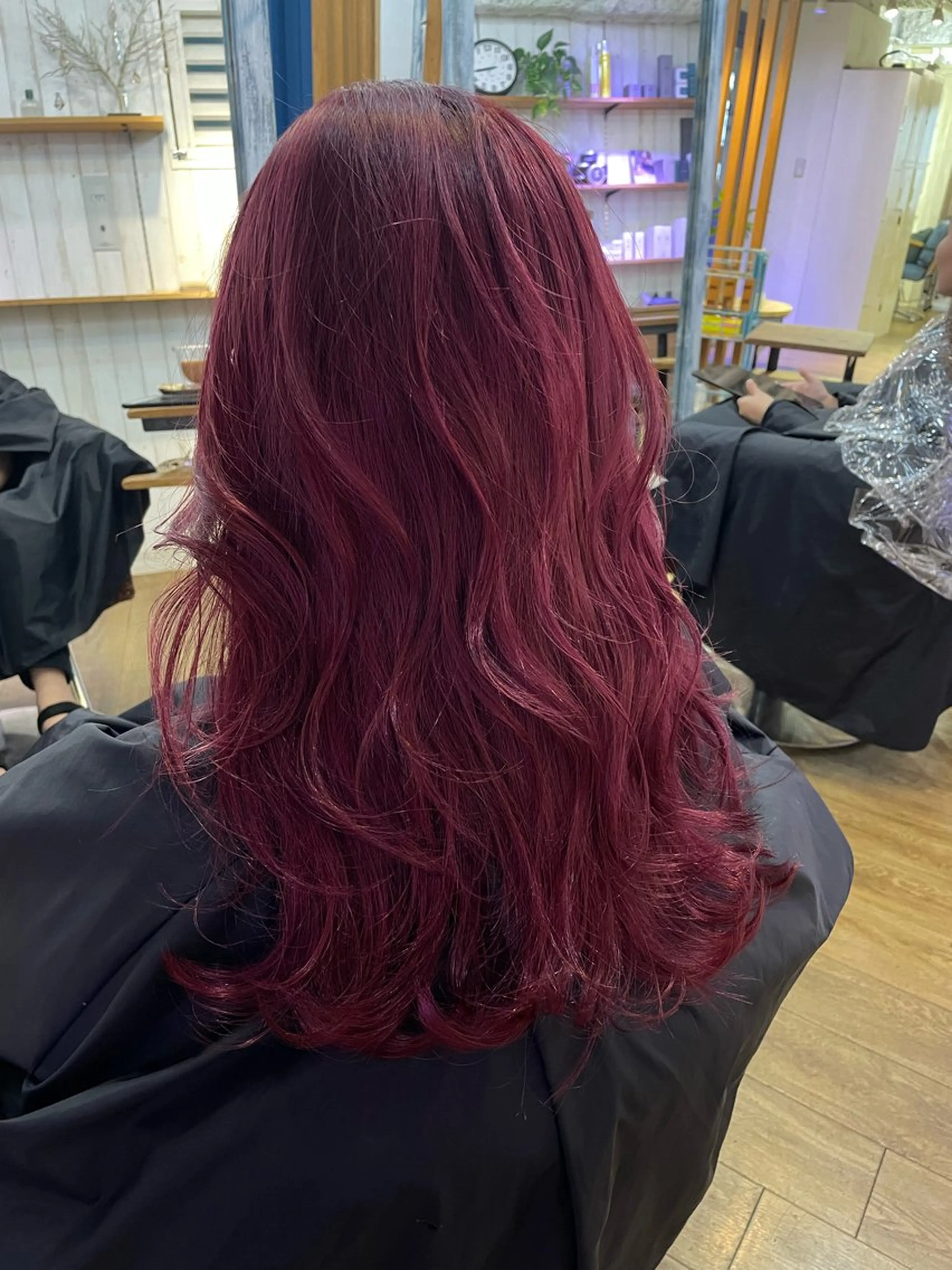 ロング カラー かわさき ともやのヘアスタイル