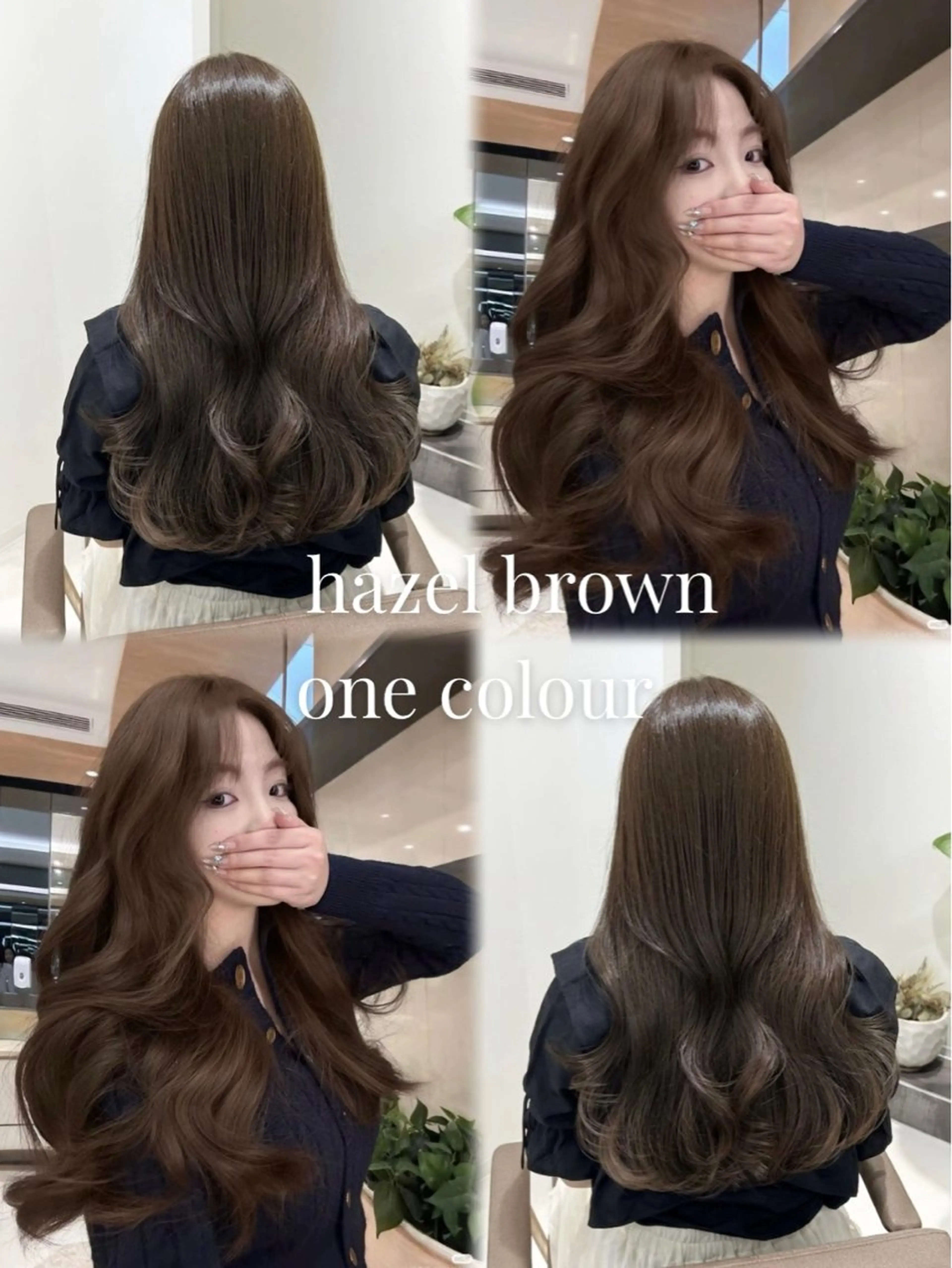 ロング カット ヘアカラー トリートメント ブリーチなしWカラー 🎀韓国ヘア/amiのヘアスタイル