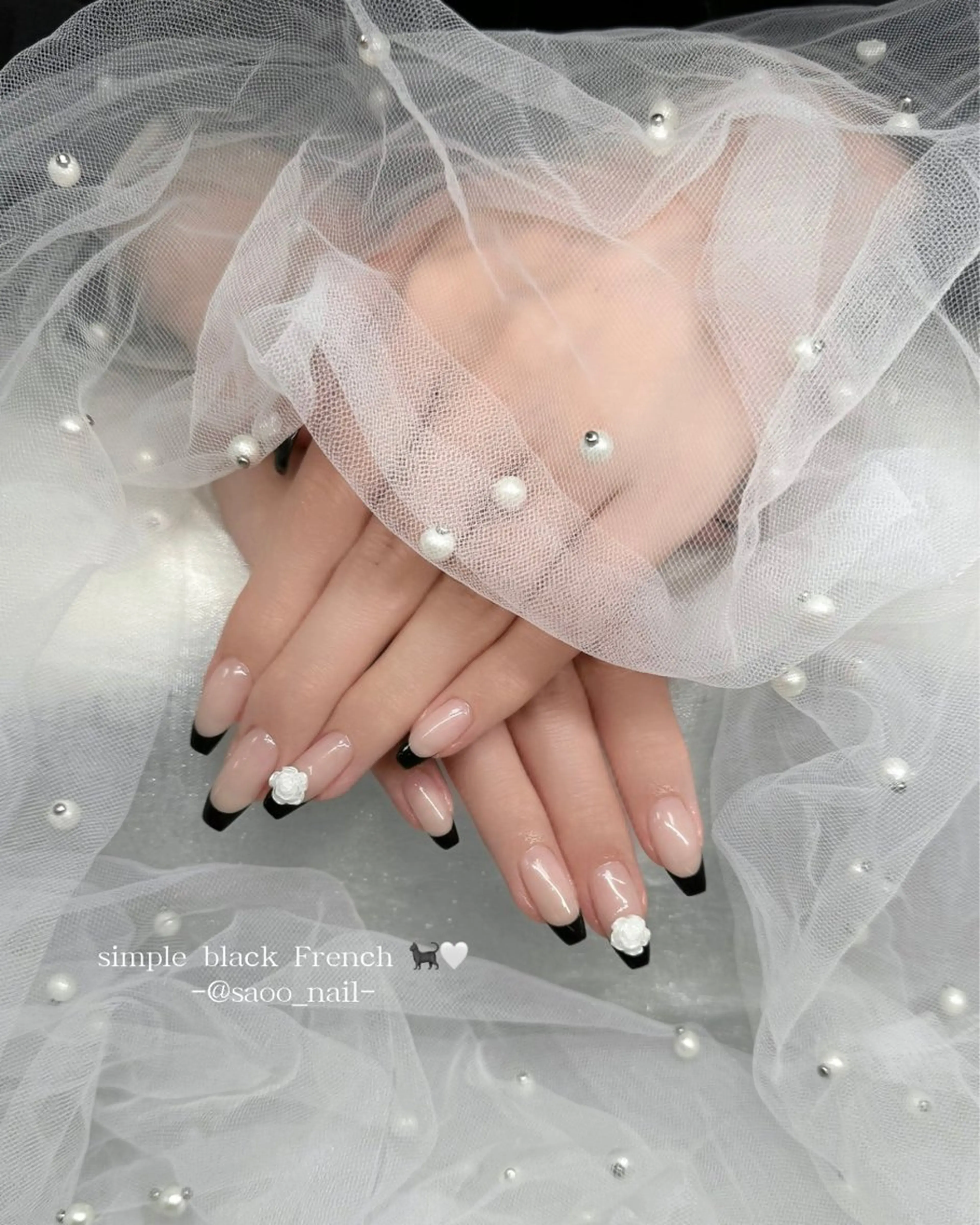 ネイル ハンドネイル 🎀sao🎀銀座 韓国/ワンホンネイルのネイルデザイン