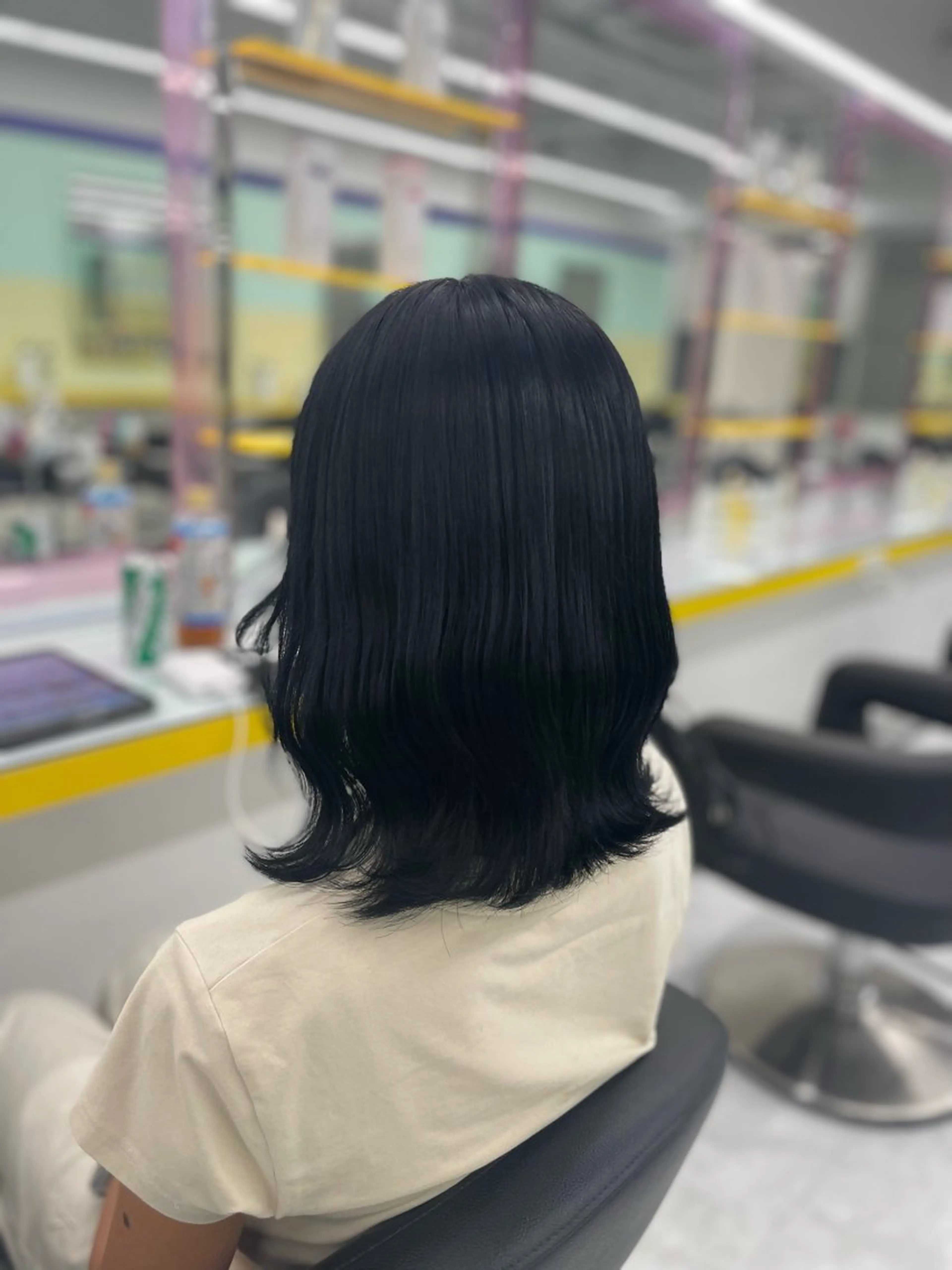 セミロング カラー ヘアアレンジ ヘアカラー トリートメント 【透明感×トレンド】 🍃RIKU🍃のヘアスタイル