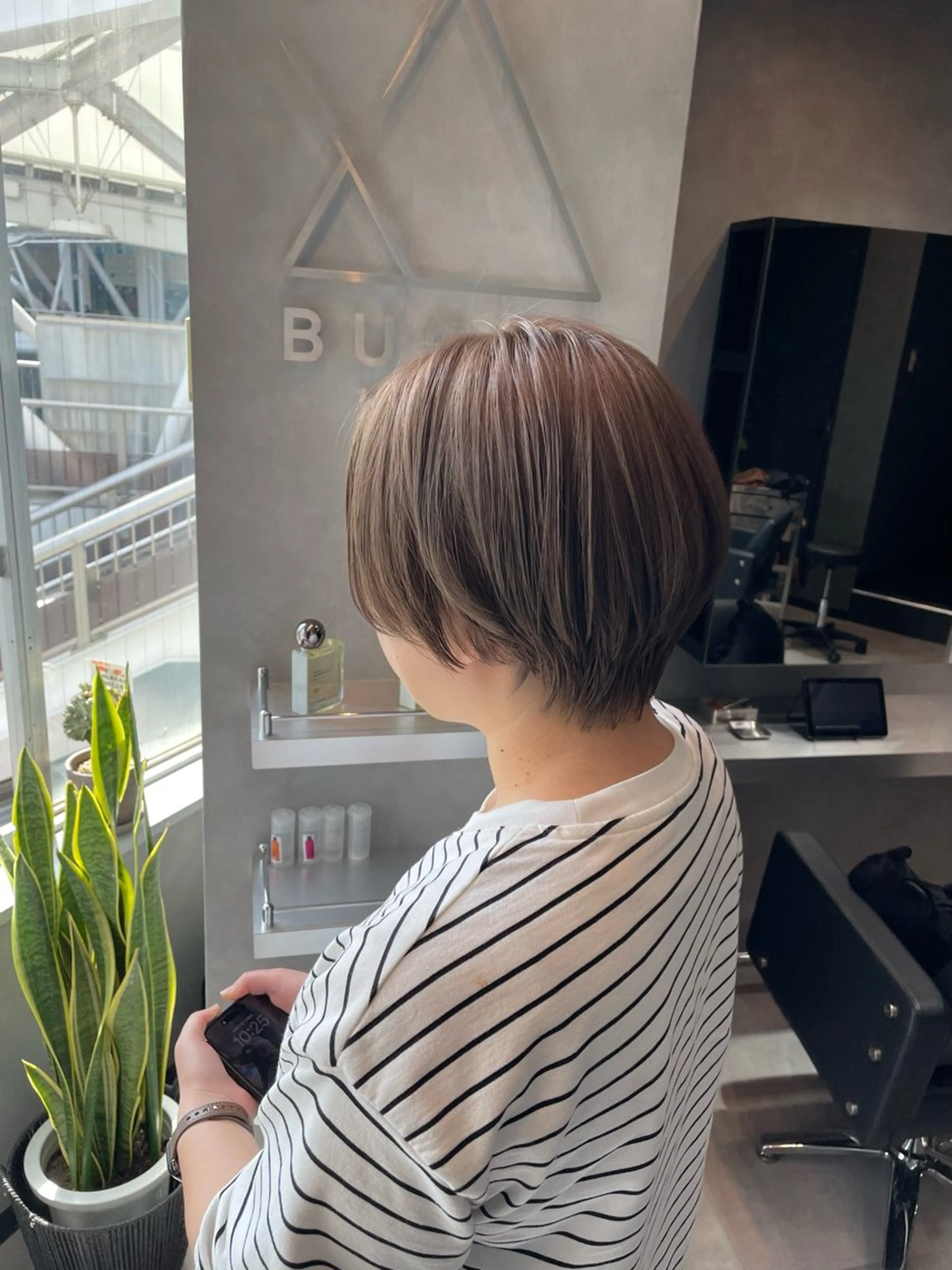 ショート カット ヘアカラー トリートメント MAI /BUCKS/天王寺のヘアスタイル