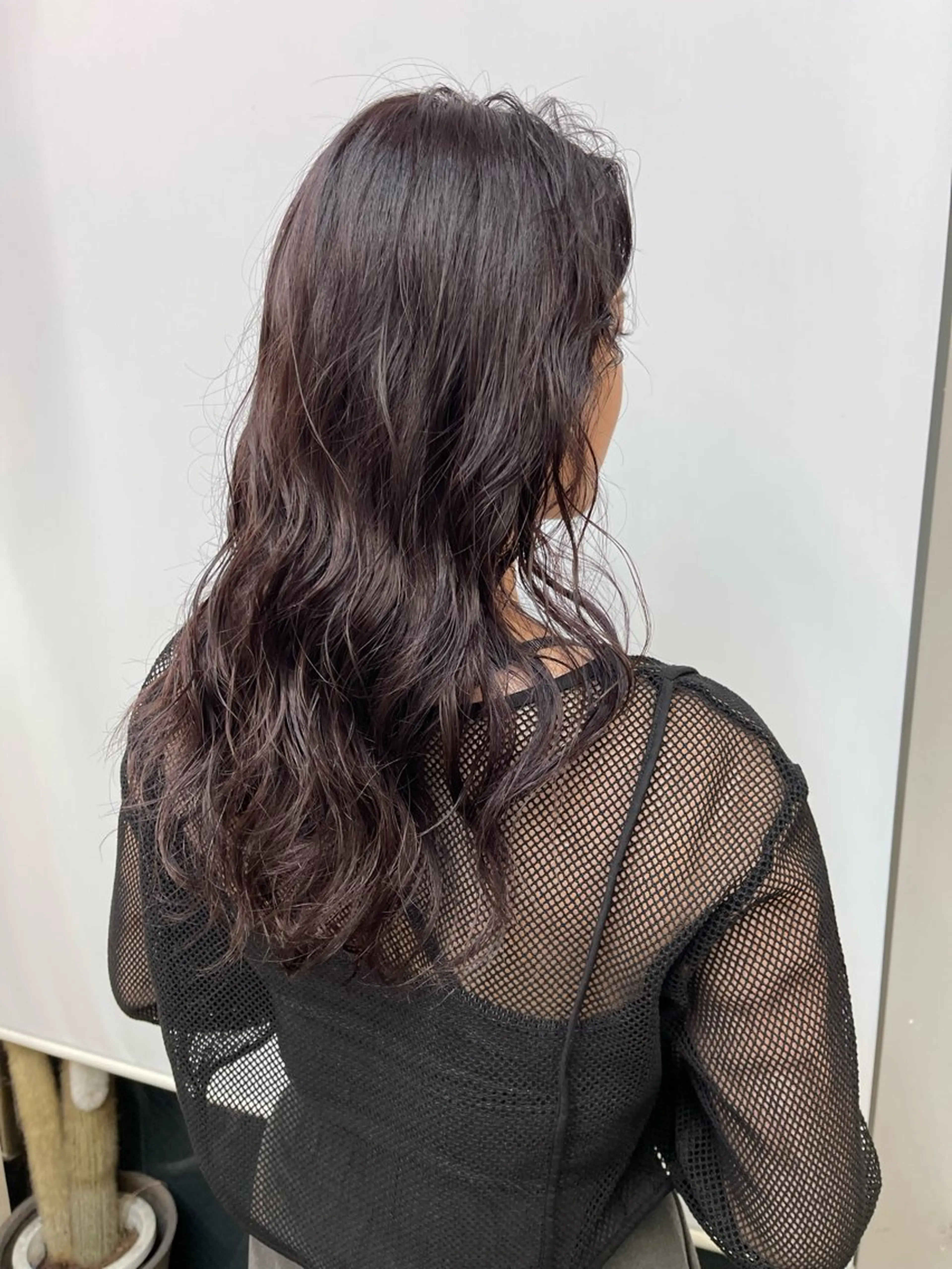 セミロング カラー パーマ カット ヘアカラー パーマ Peyp所属・早瀬 裕之のヘアスタイル