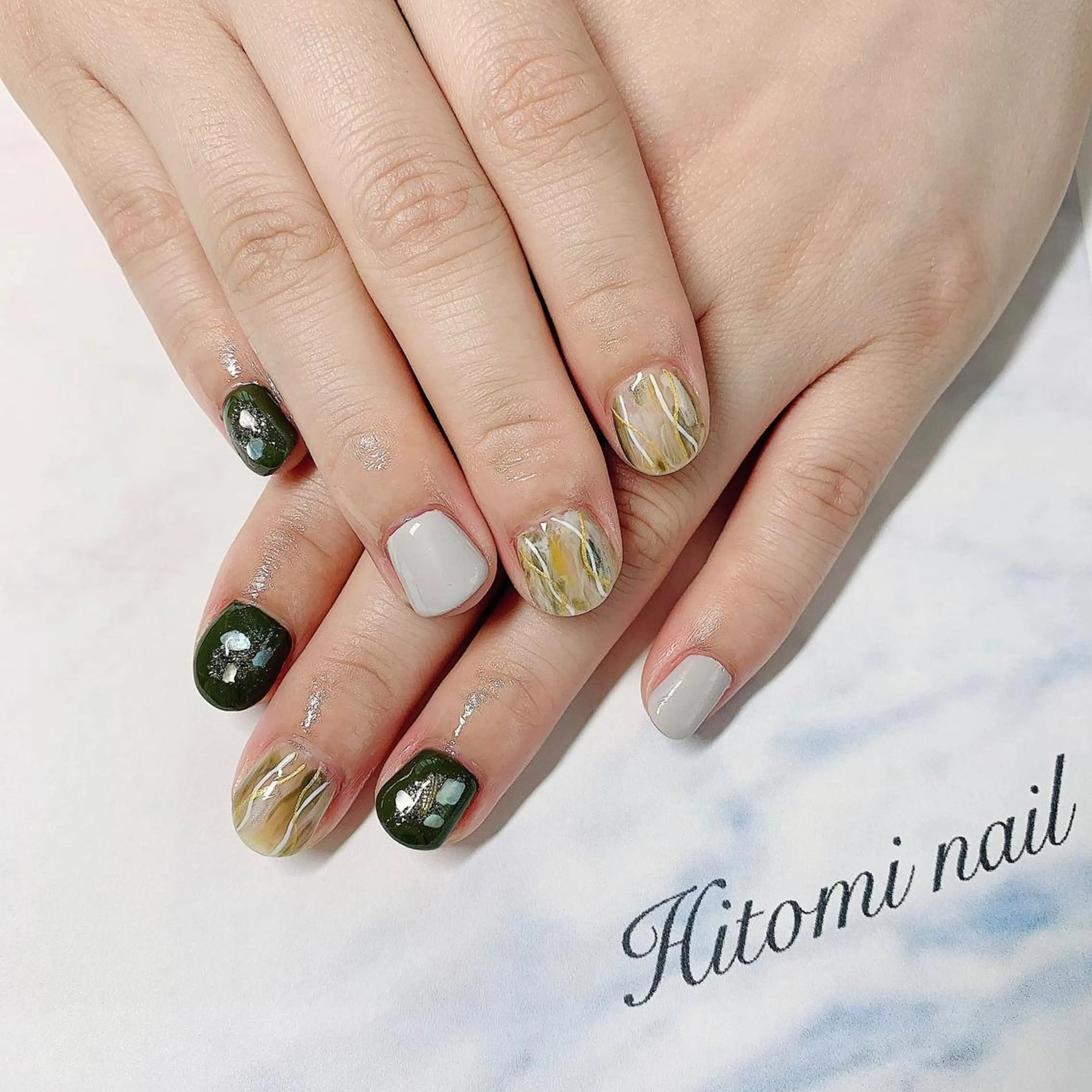 ネイル 大澤 瞳のネイルデザイン