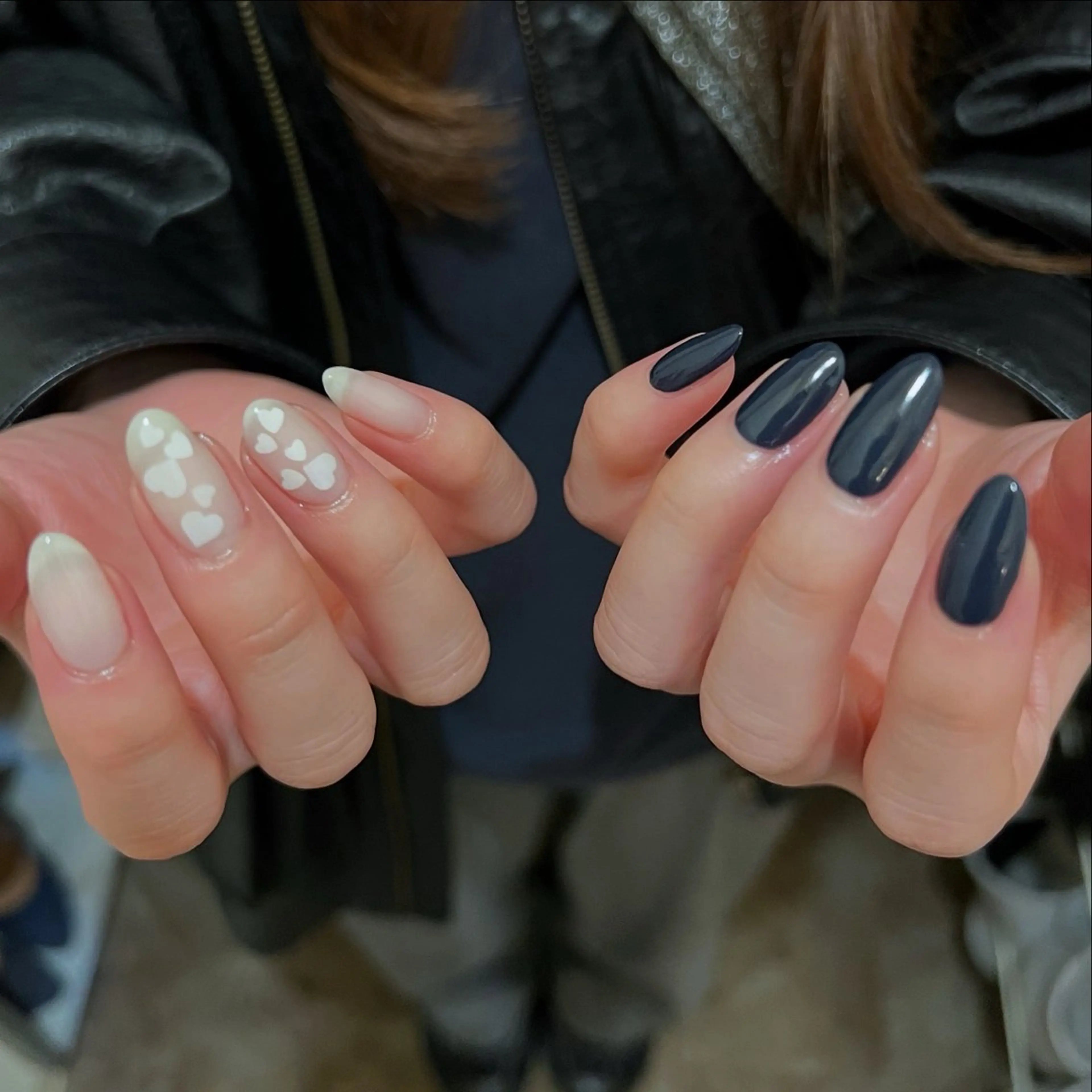 ネイル アートネイル ホワイト urun eriのネイルデザイン