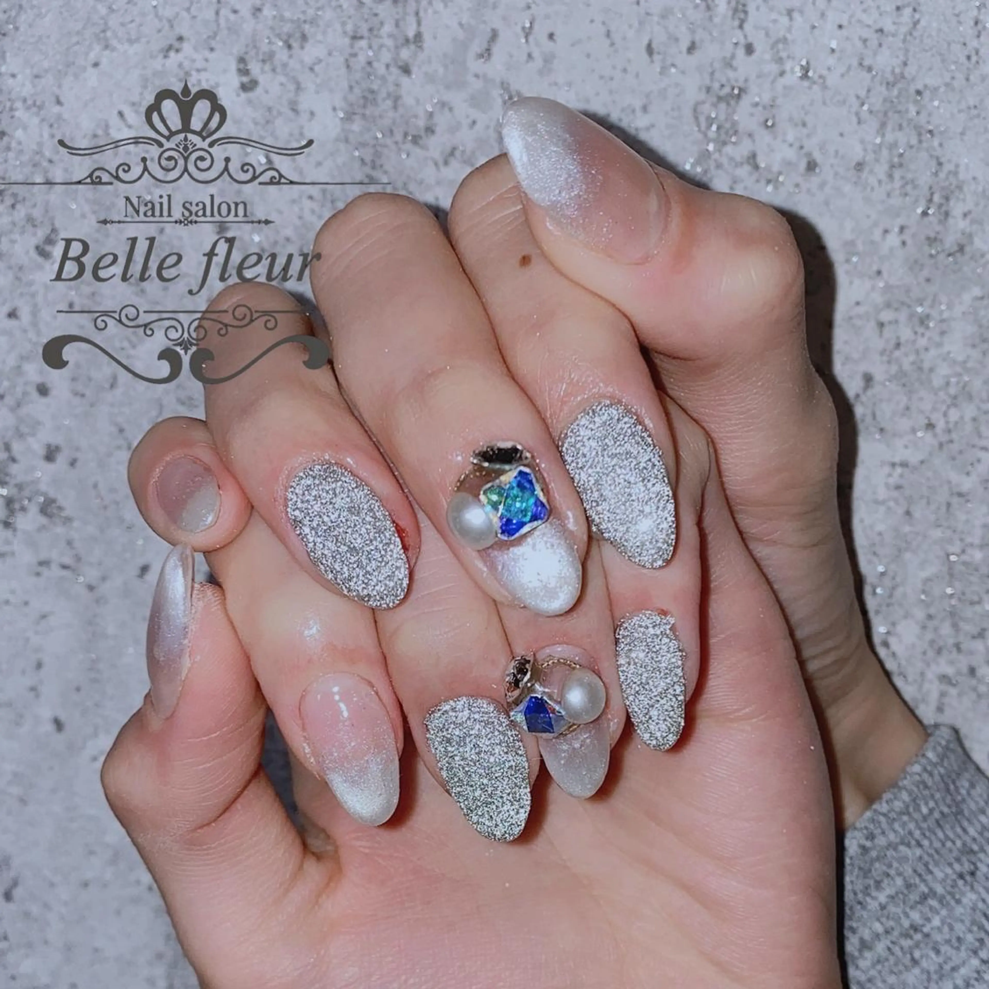 ショート ネイル Belle fleurのネイルデザイン