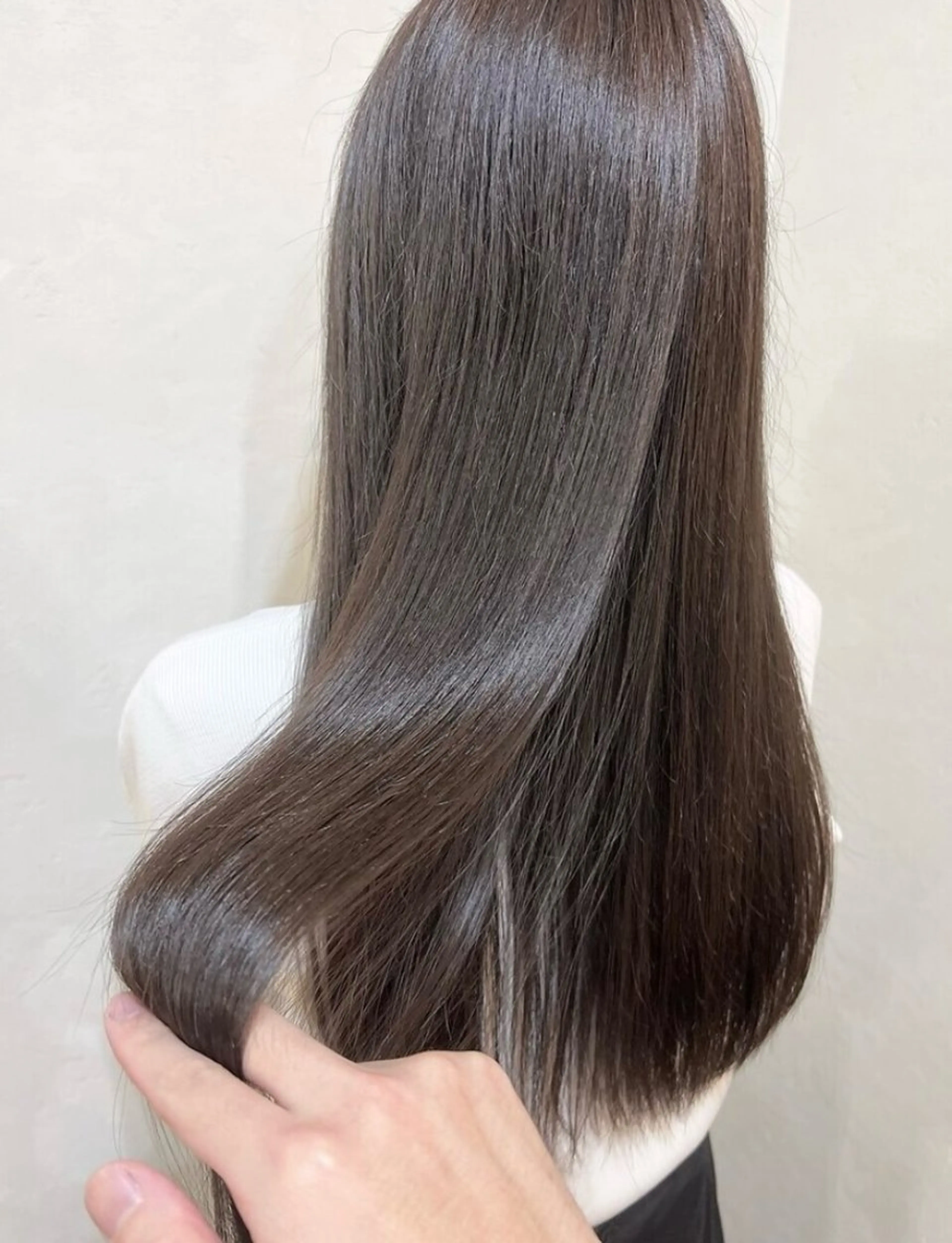 ロング トリートメント うる艶ワンカラー/ 似合わせ　中野拓侍のヘアスタイル