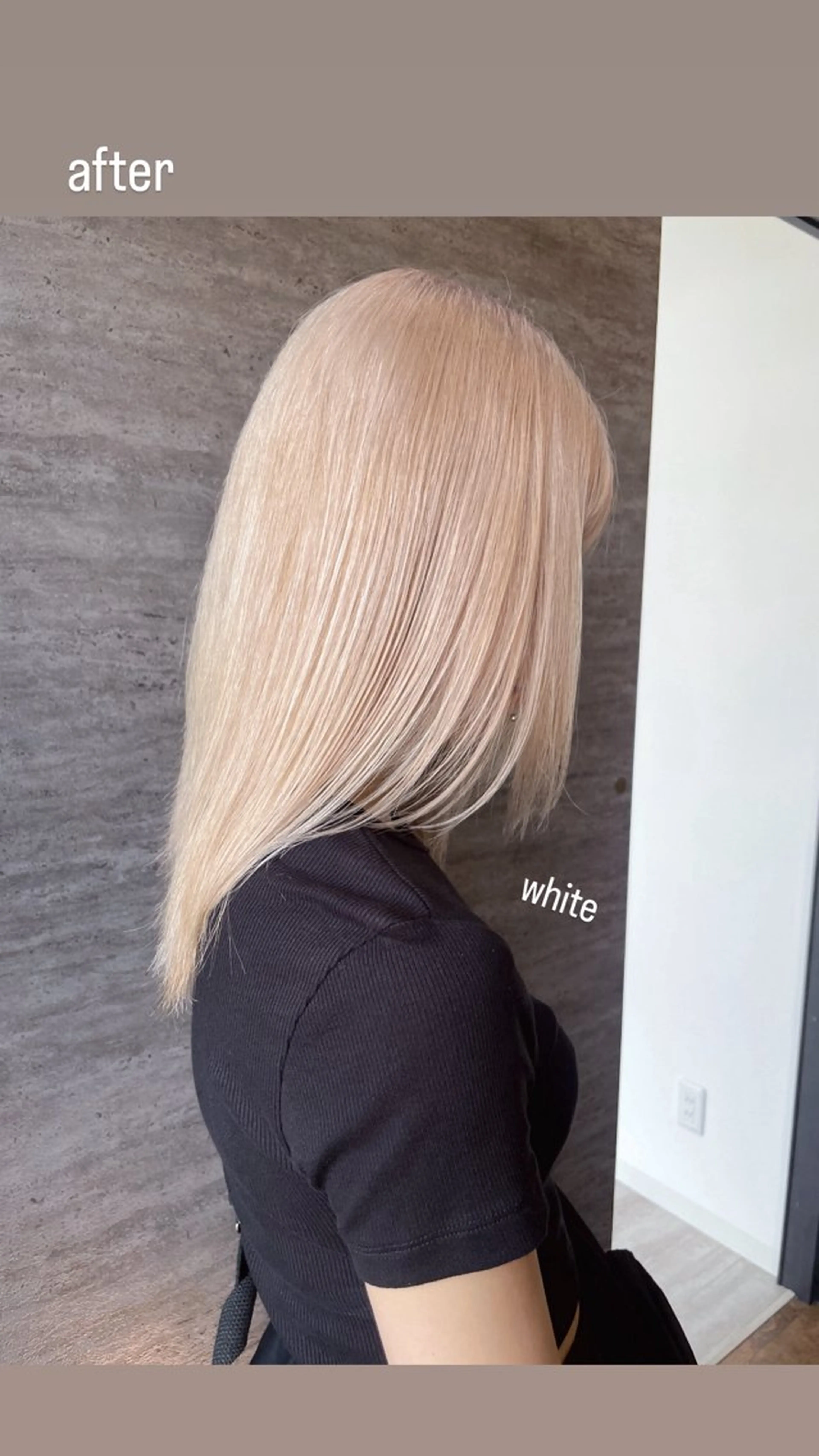 ミディアム JIEN MIUのヘアスタイル