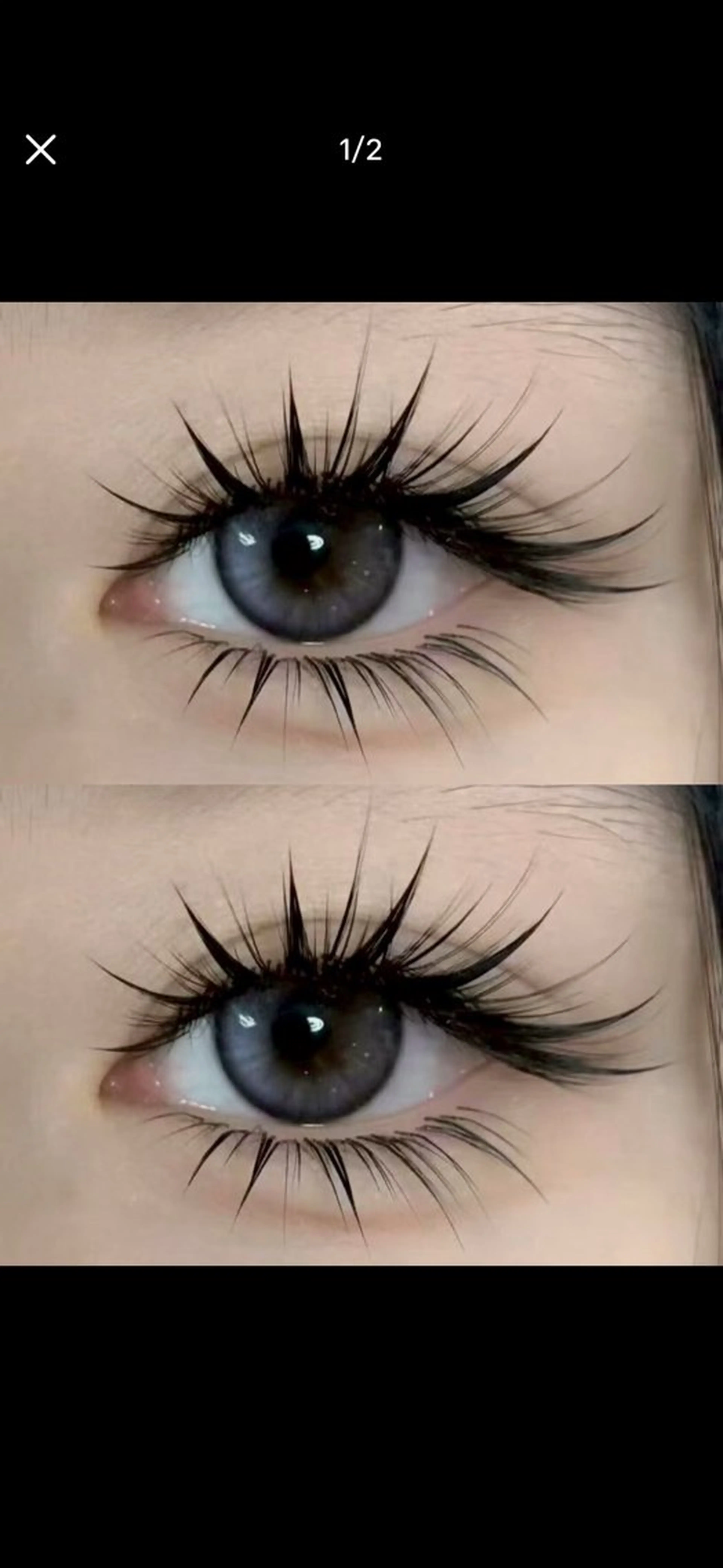 (マツエク)ワンホン160束コーティング付きの写真