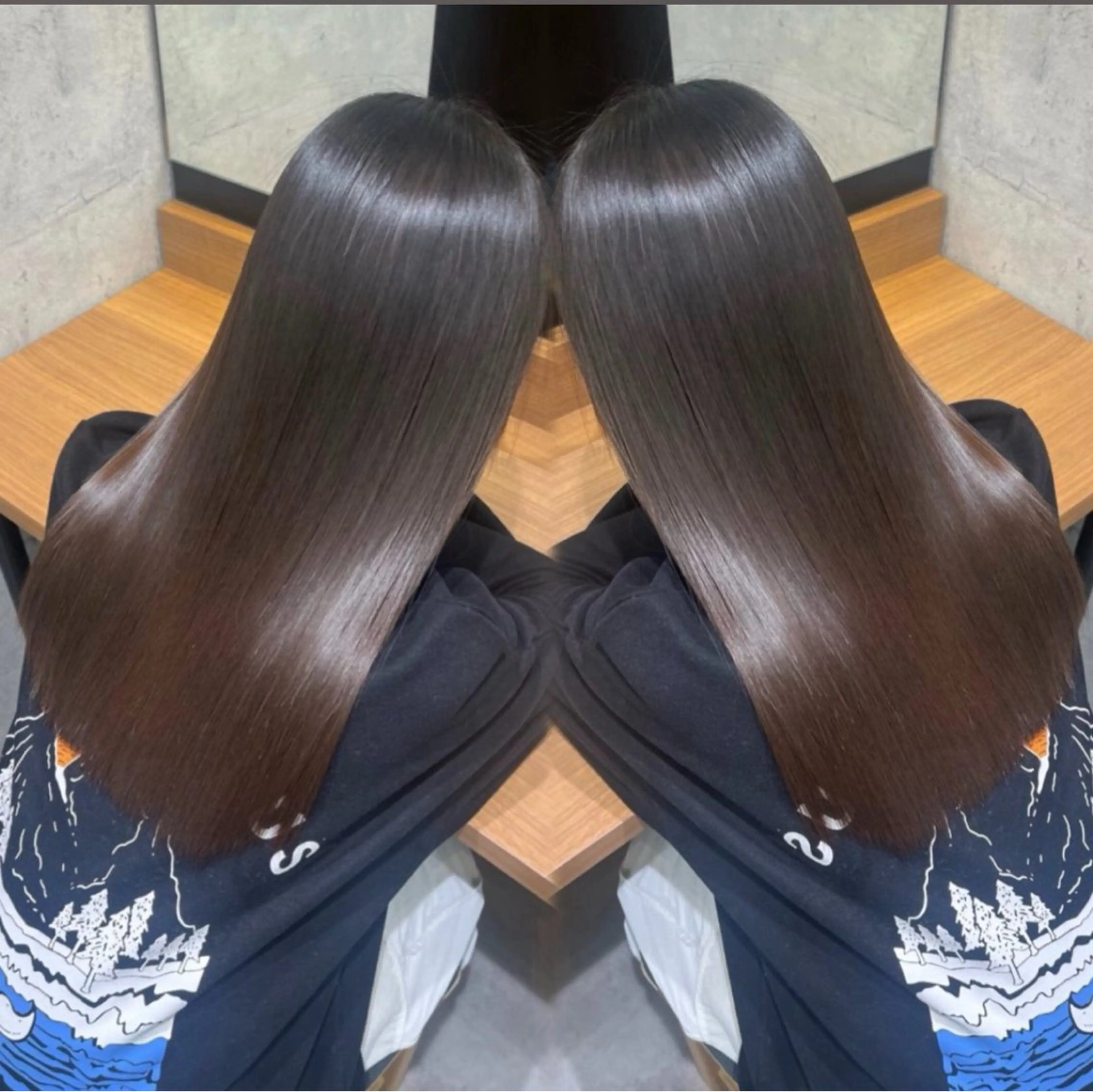 ロング 縮毛矯正 トリートメント 福岡美髪矯正/ KAEDEのヘアスタイル