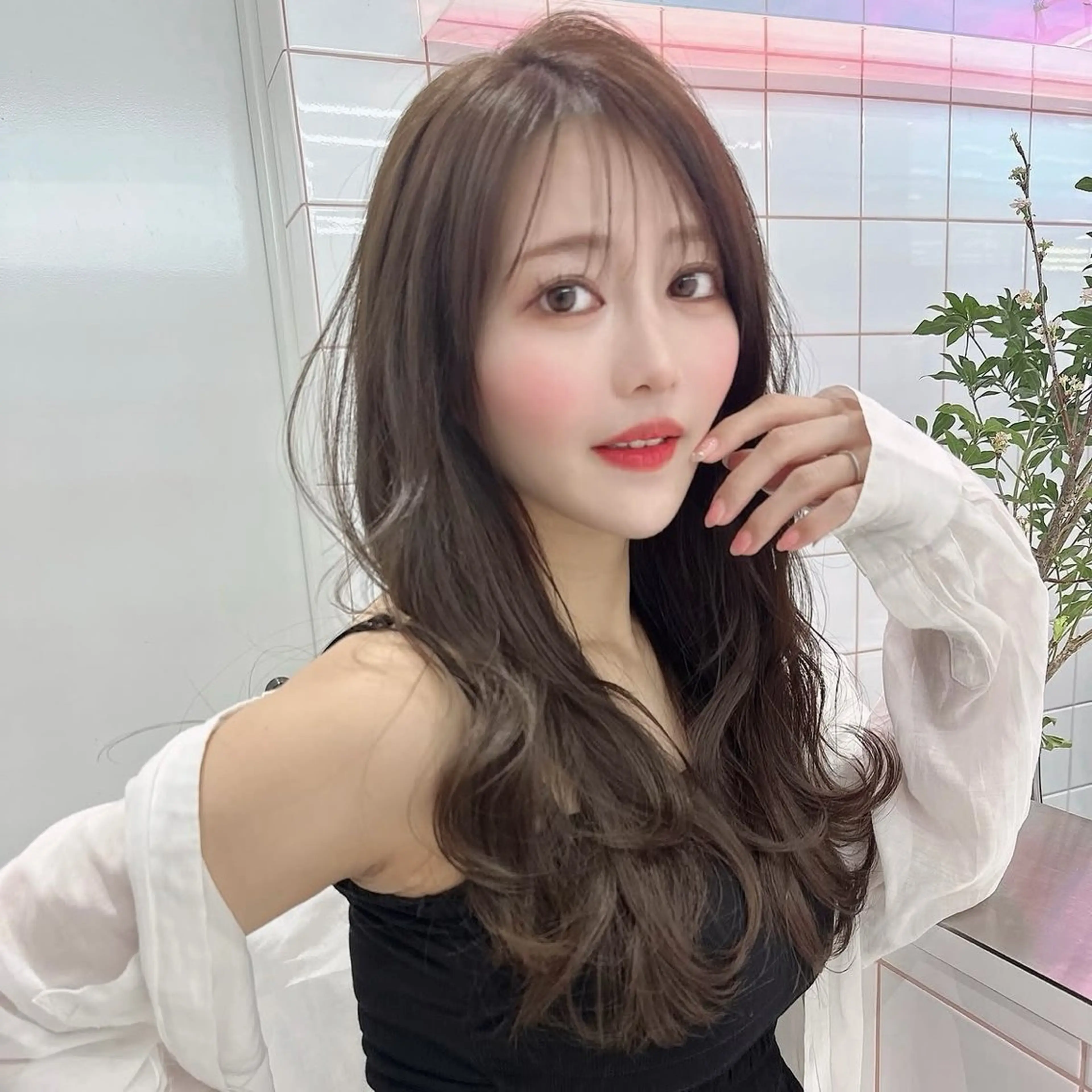 ロング カラー ヘアカラー トリートメント 松田 優作のヘアスタイル