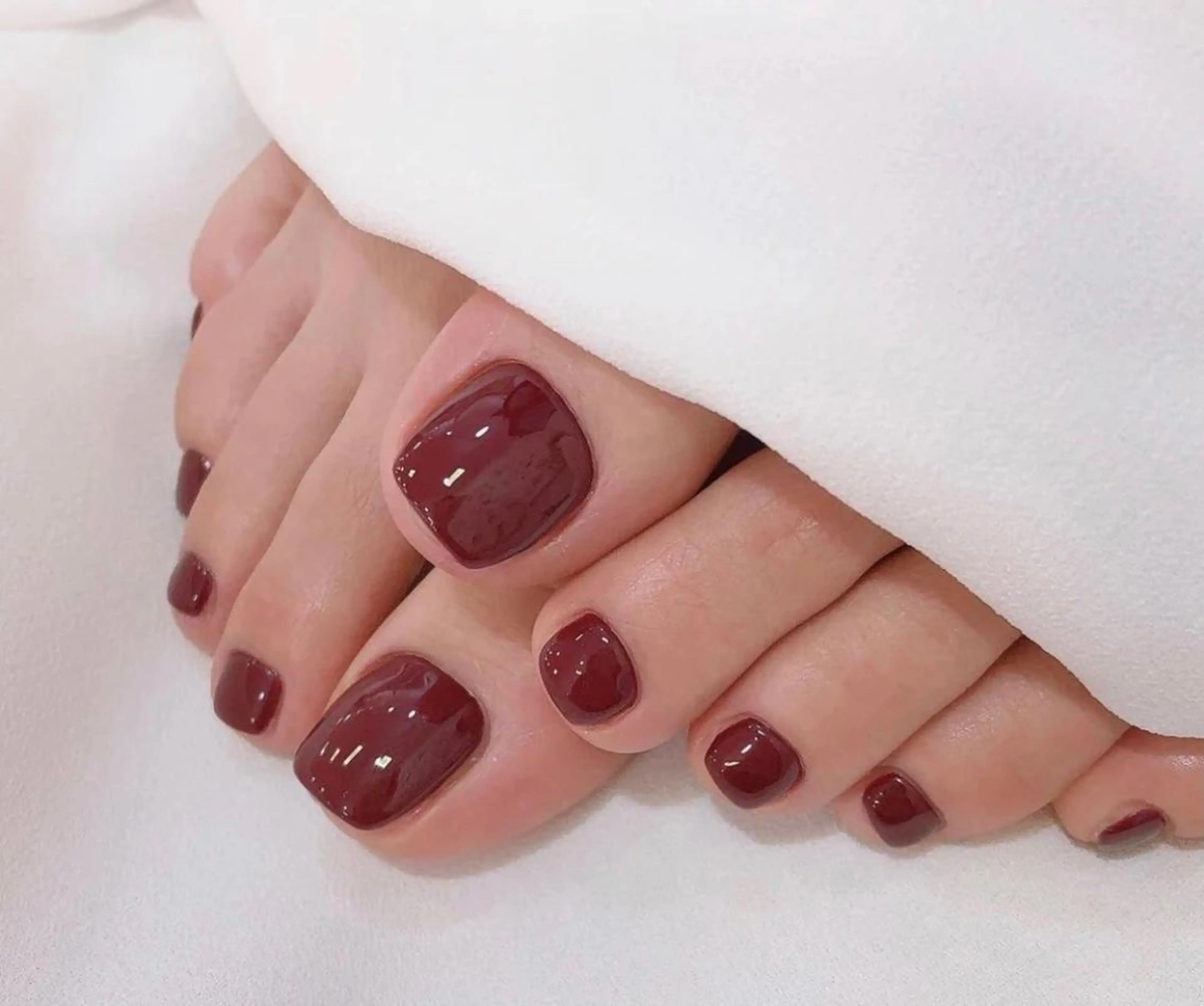 フットネイル☆ワンカラー(オフ初回無料)の写真