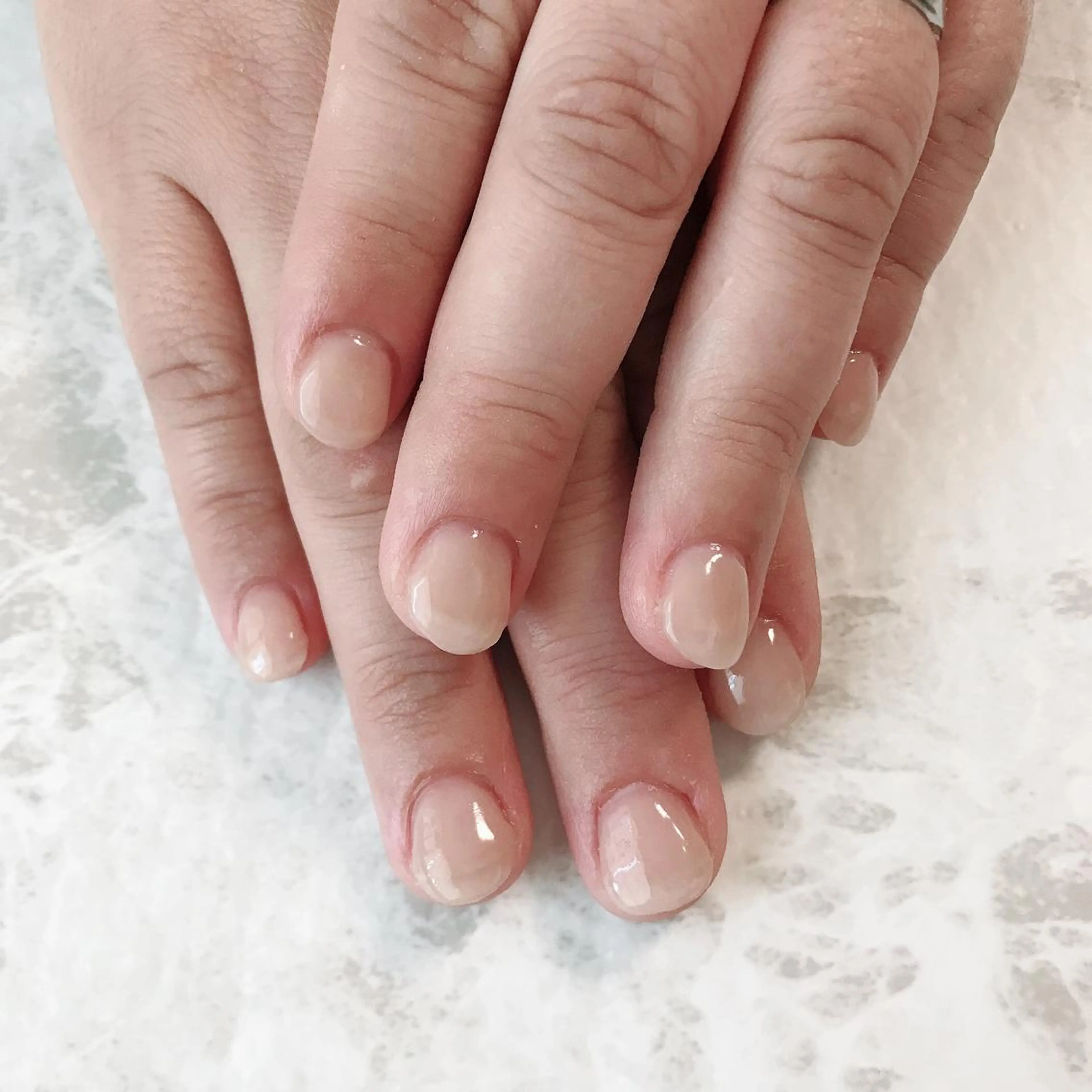 ネイル 長さ出し ワンカラーネイル sereha nailのネイルデザイン