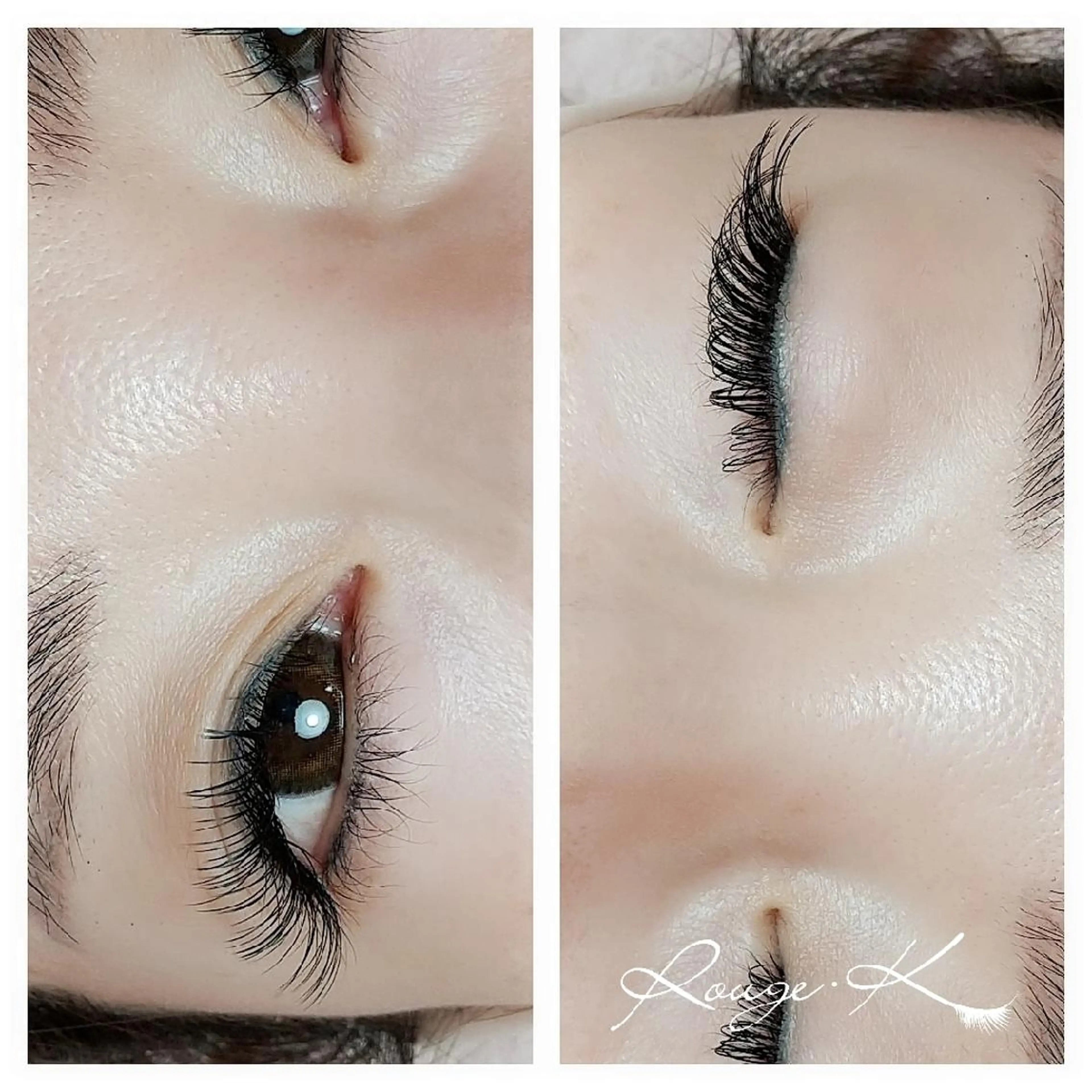 マツエク・マツパ Cカール Dカール マツエク Rouge ・ K  　のマツエク・マツパデザイン