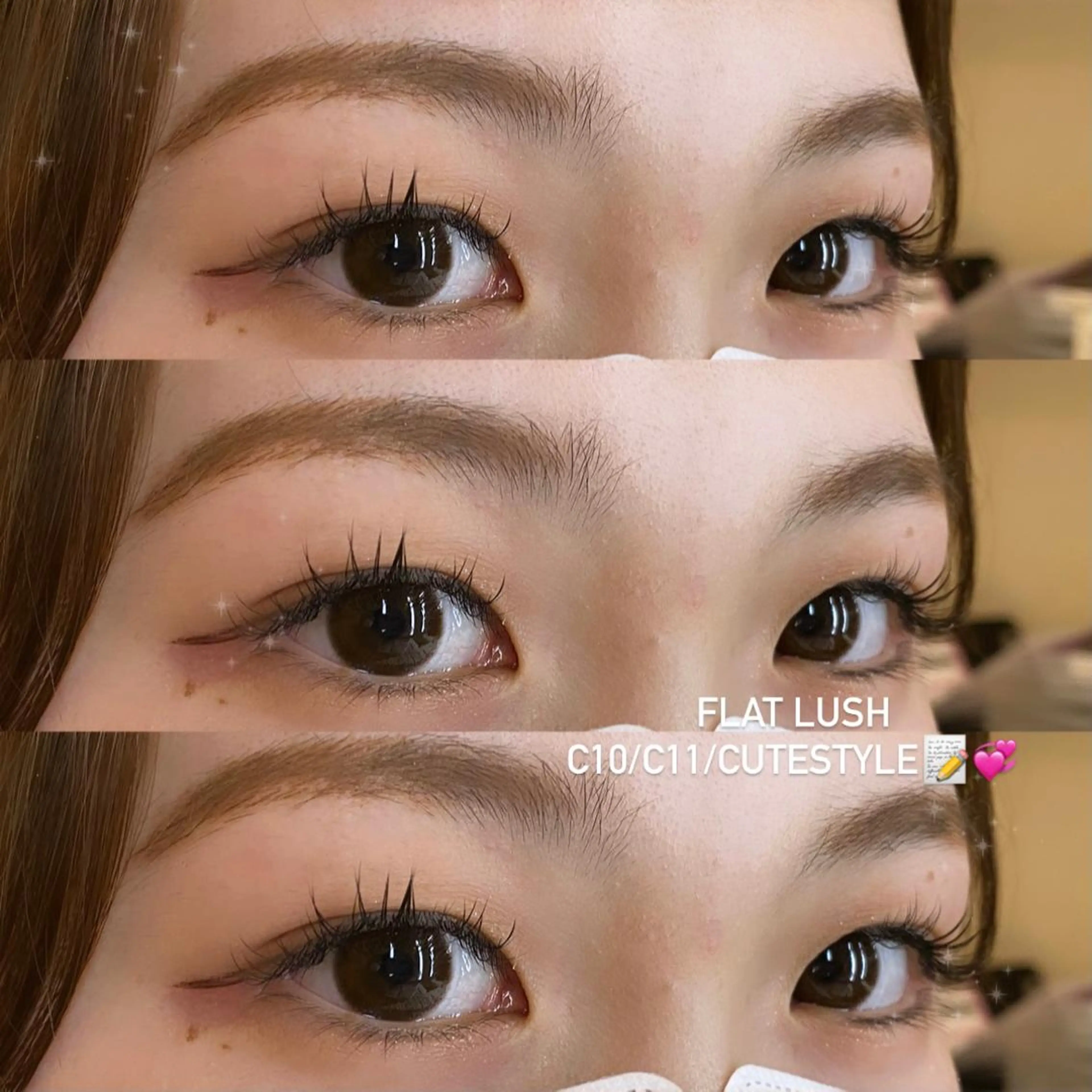 マツエク・マツパ 韓国風マツエク PLATINUM   DOLL【プラチナムドール】所属・ひろこ eyelist🎀のマツエク・マツパデザイン