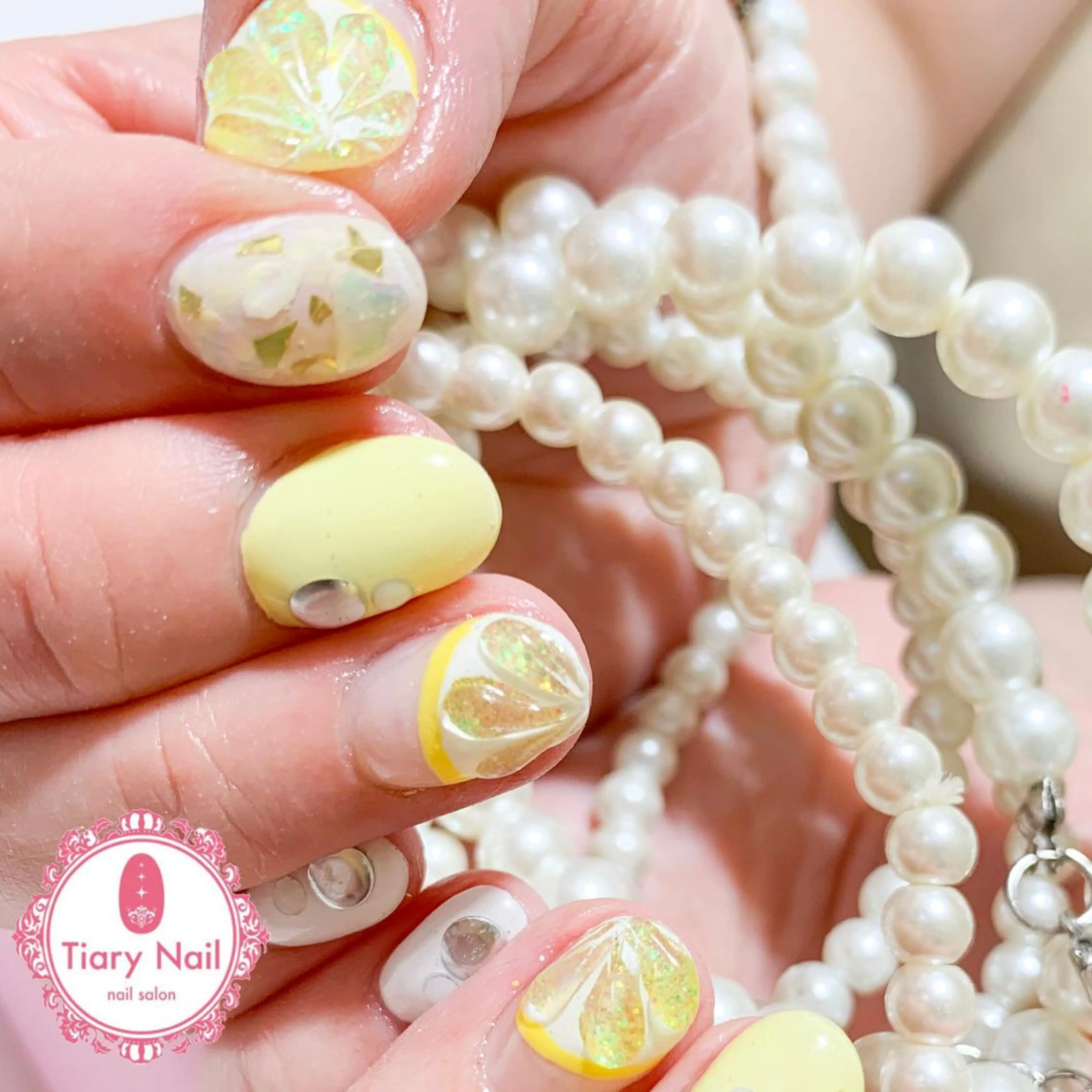 ネイル 💗🪽Tiary Nail🪽💗のネイルデザイン