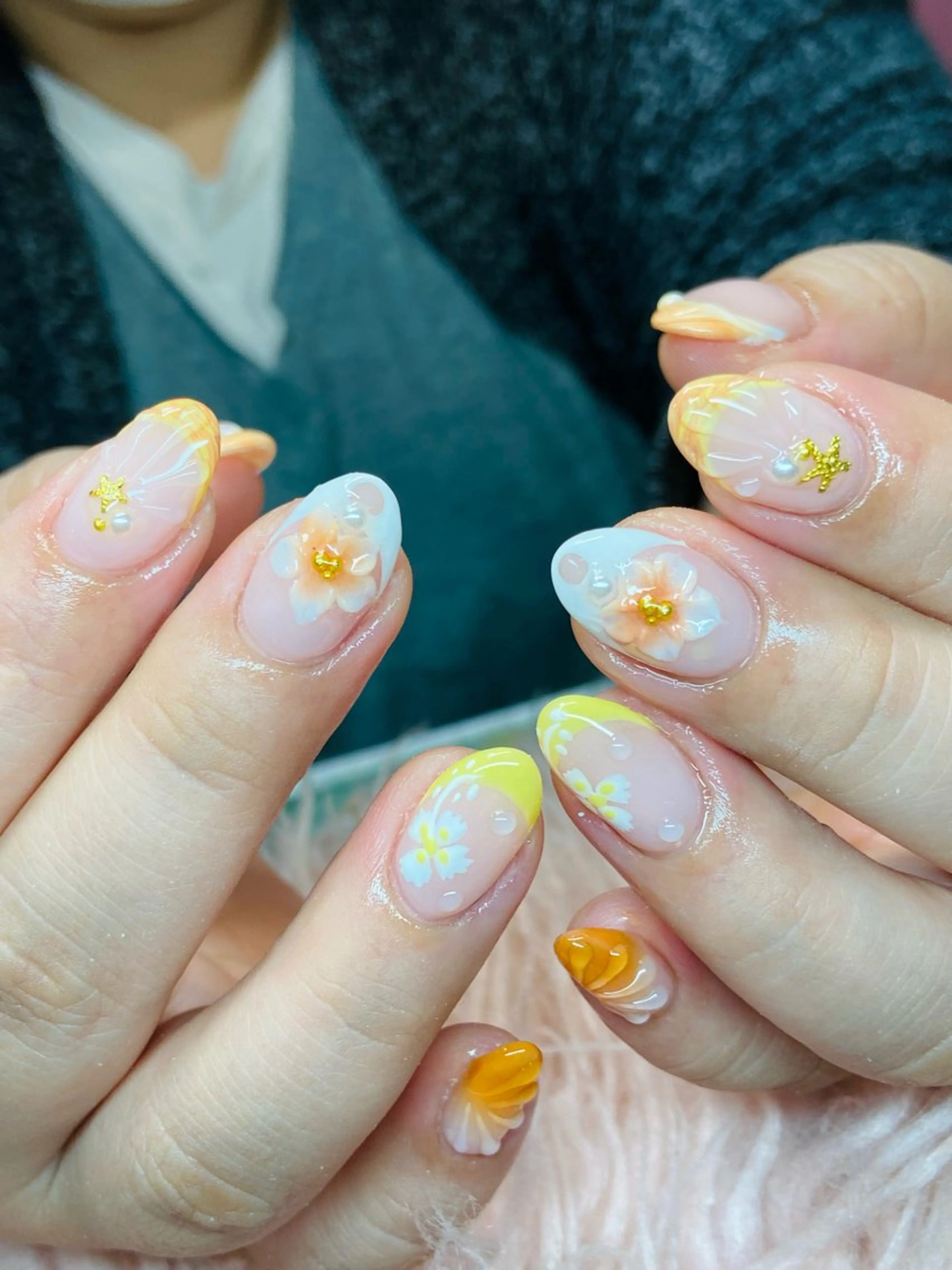 ネイル 夏ネイル HandSnail自宅サロン所属・HandSnail 座間自宅ネイルサロンのネイルデザイン