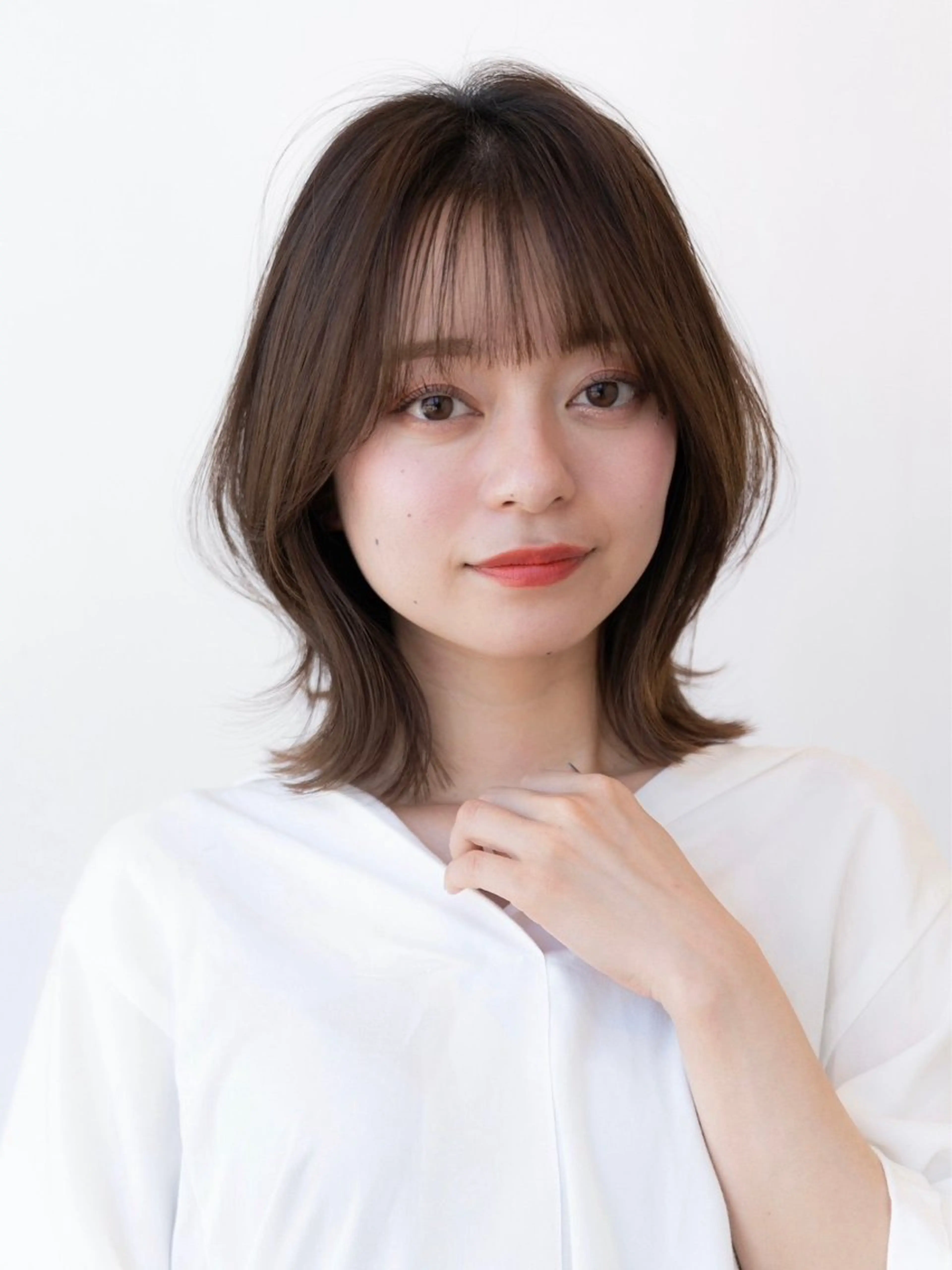 ミディアム カラー ✨髪質改善 縮毛矯正 艶髪 立川 コウキ✨のヘアスタイル