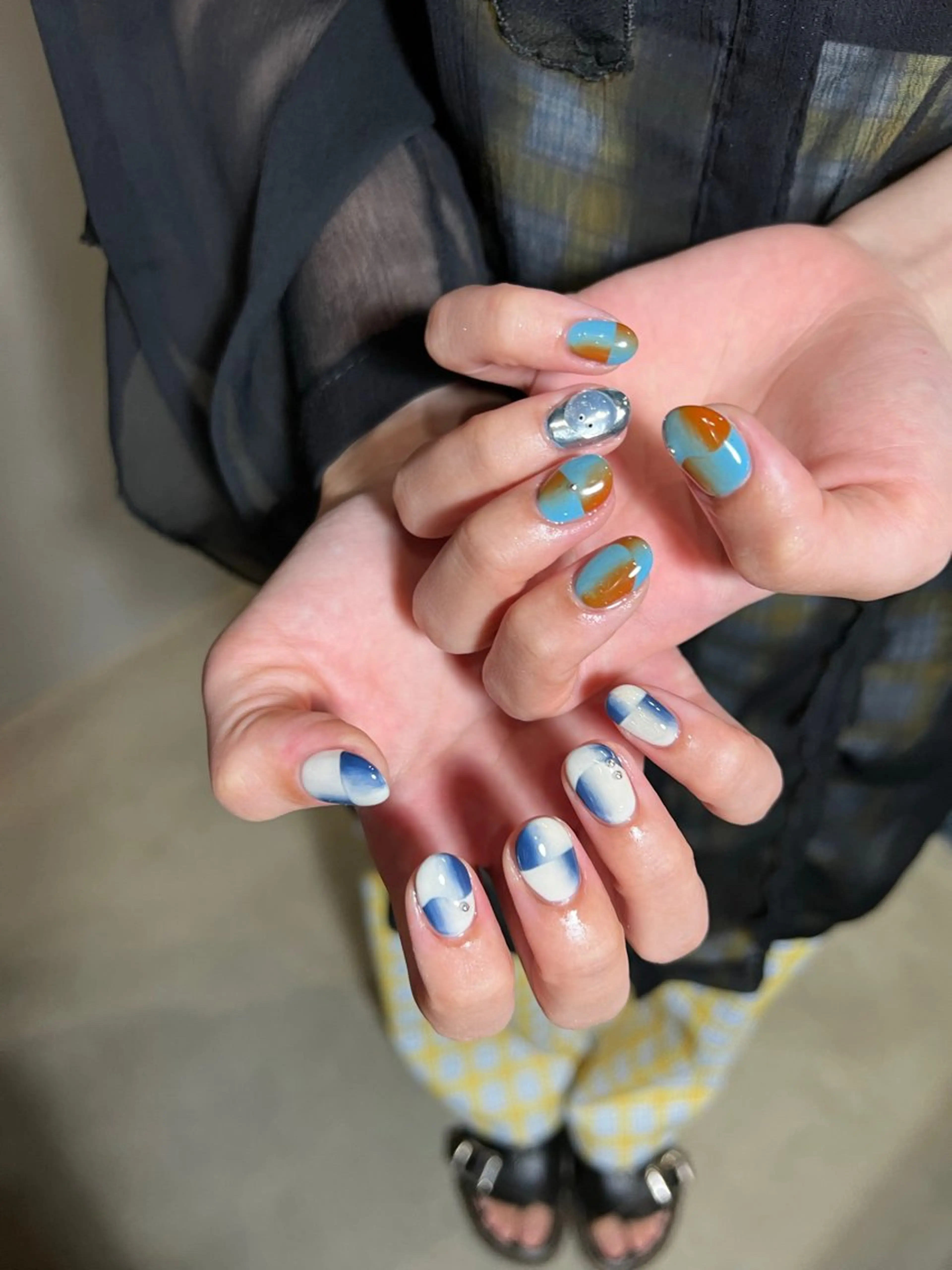 ネイル s/w ＿shokoのネイルデザイン