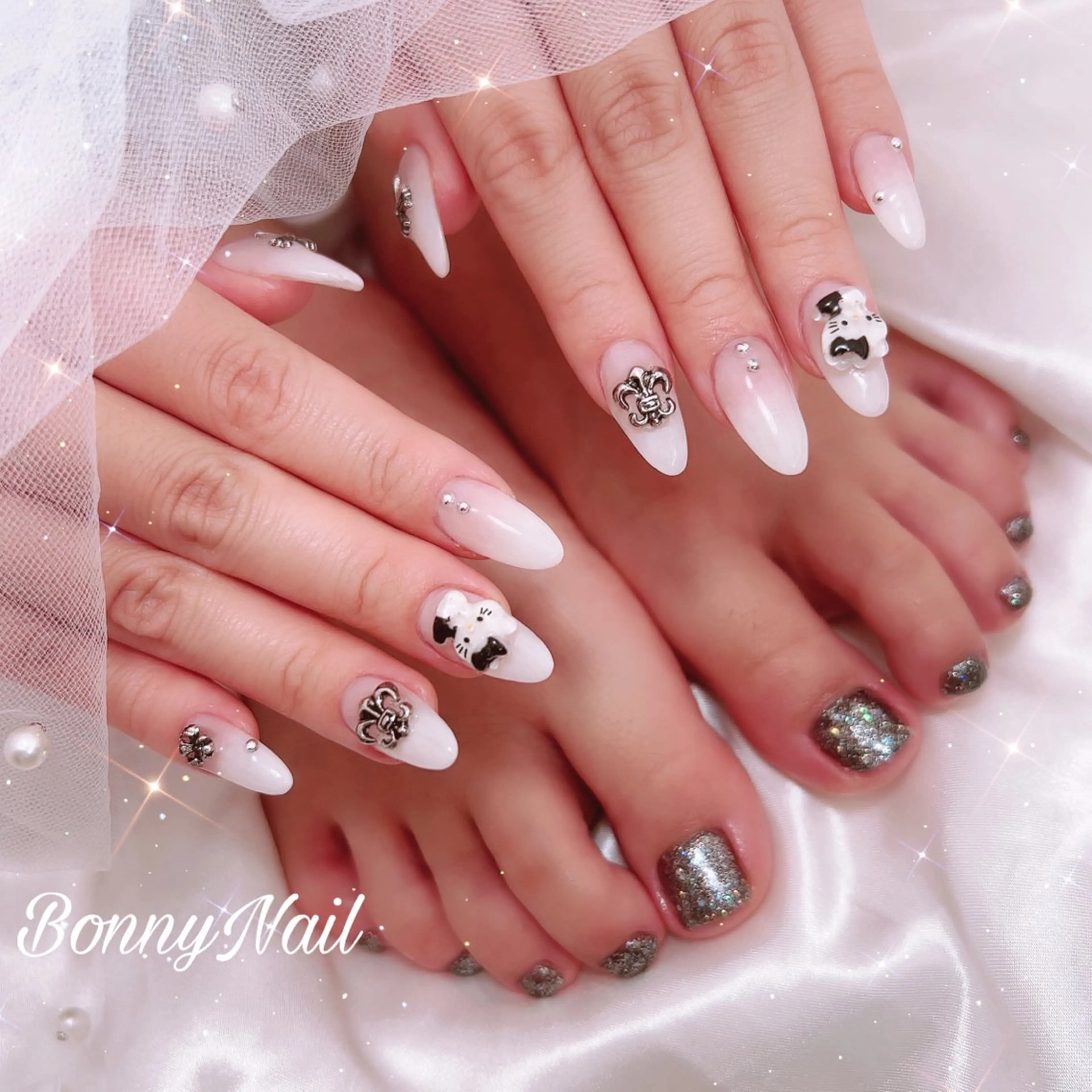 ネイル フットネイル ワンカラーネイル ハンドネイル Bonny Nailのネイルデザイン