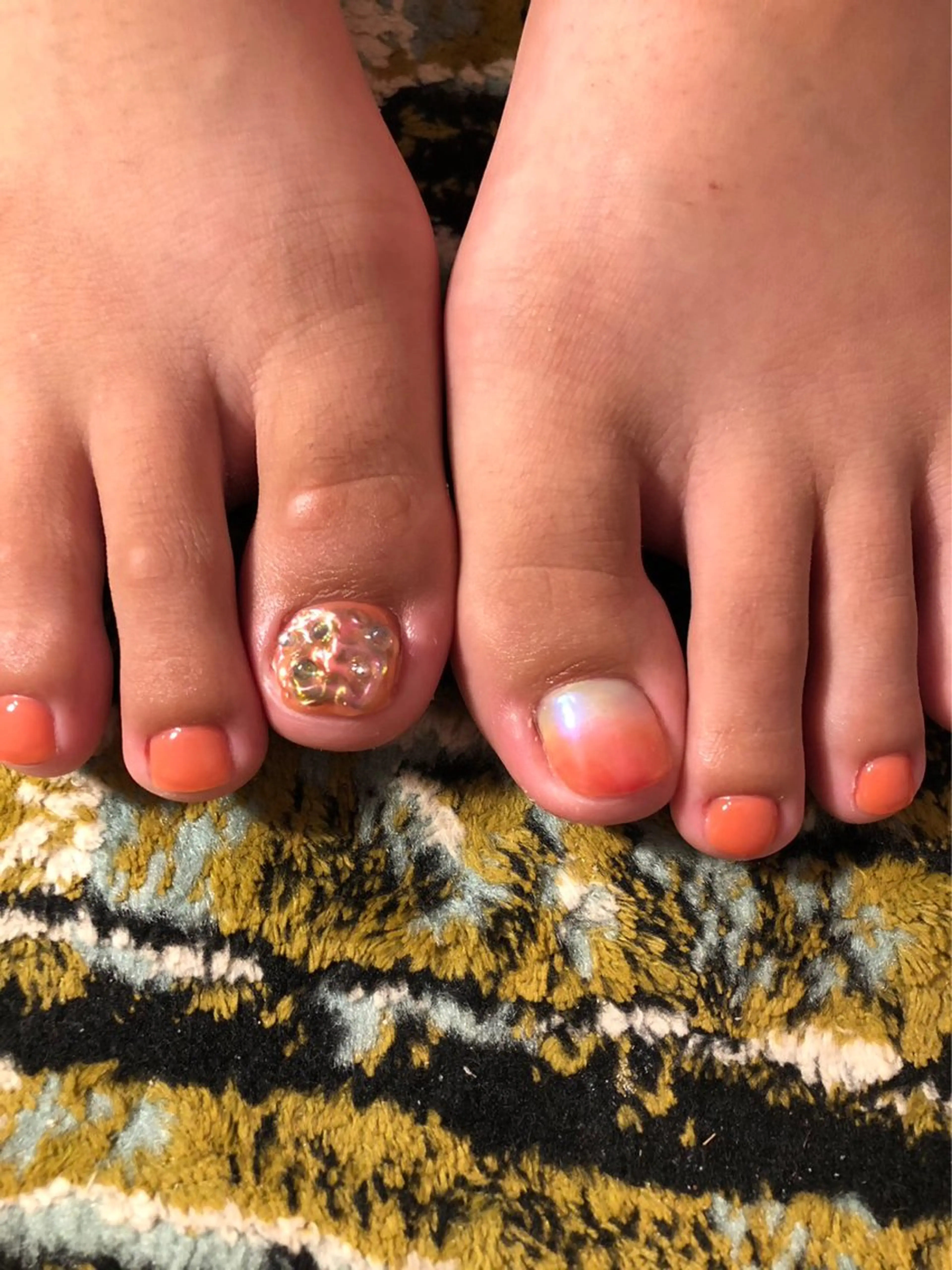 ネイル フットネイル ワンカラーネイル asumi's nice  nails所属・小西 明日美のネイルデザイン