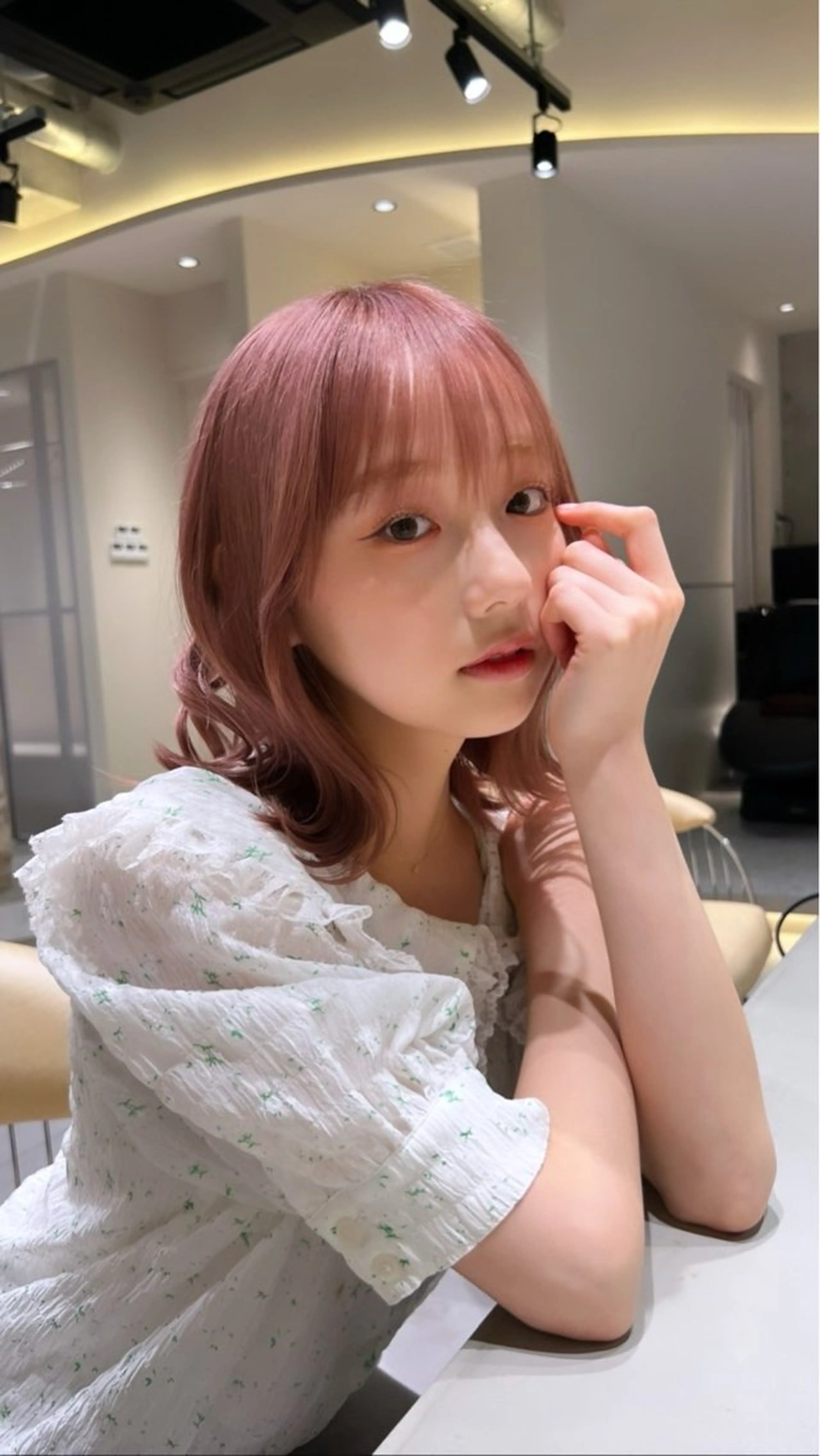 ミディアム カラー トリートメント 谷川が作る熊本1🏅 ＆レイヤーカットのヘアスタイル