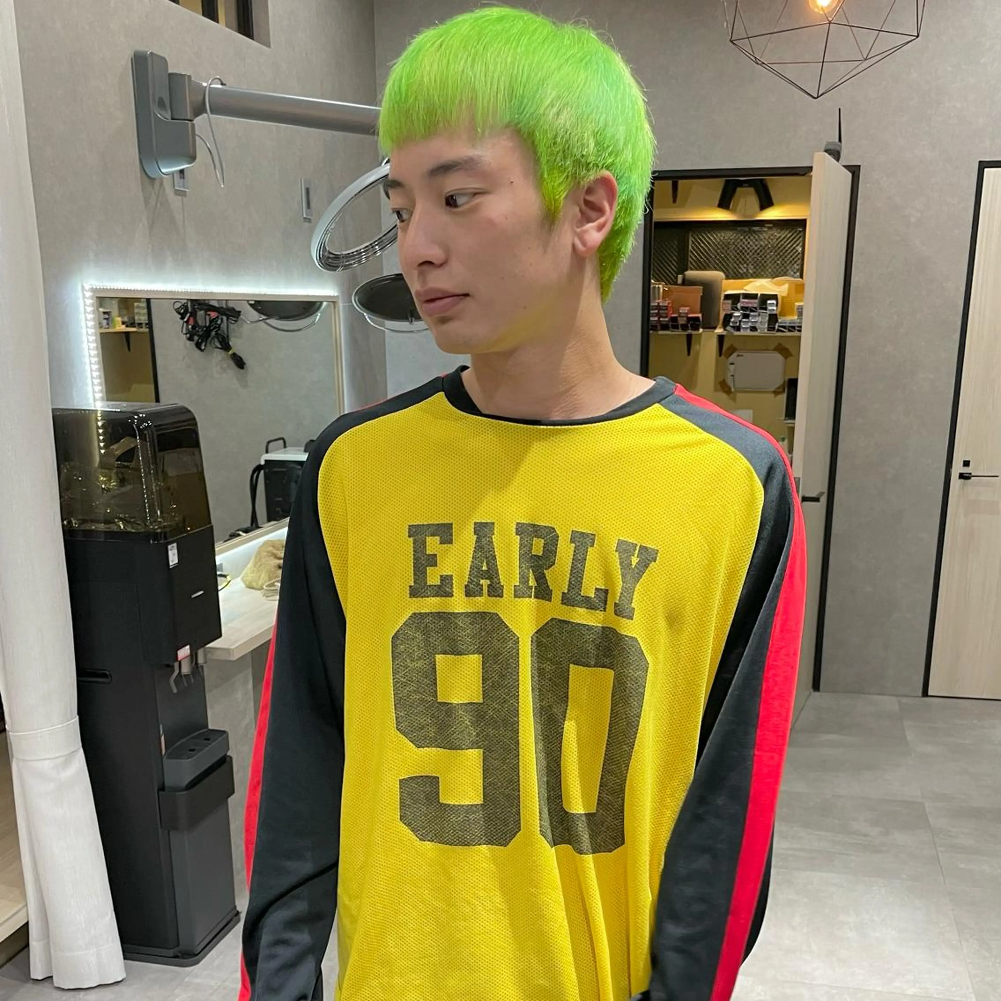 カラー メンズ はちすか るかのヘアスタイル