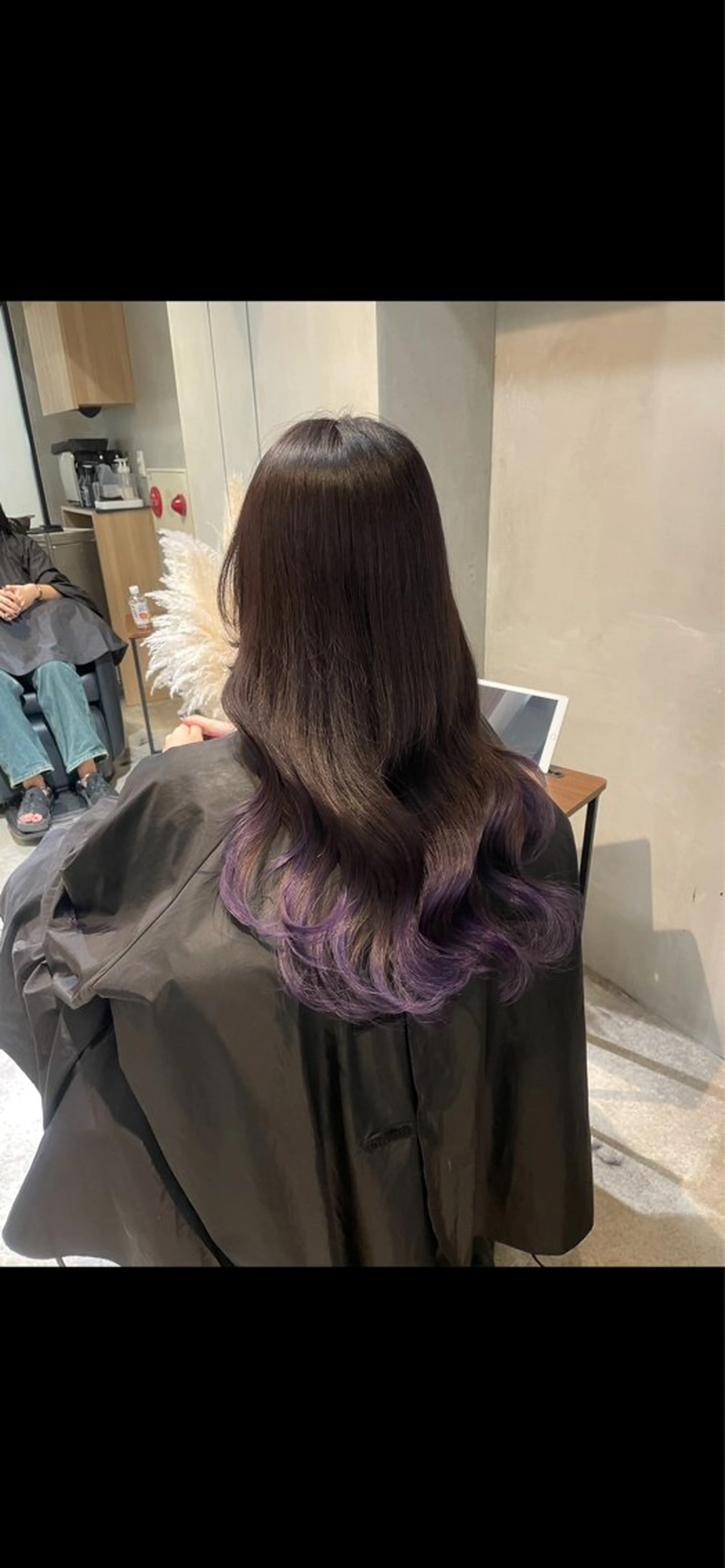 ロング カラー hayaka todaのヘアスタイル
