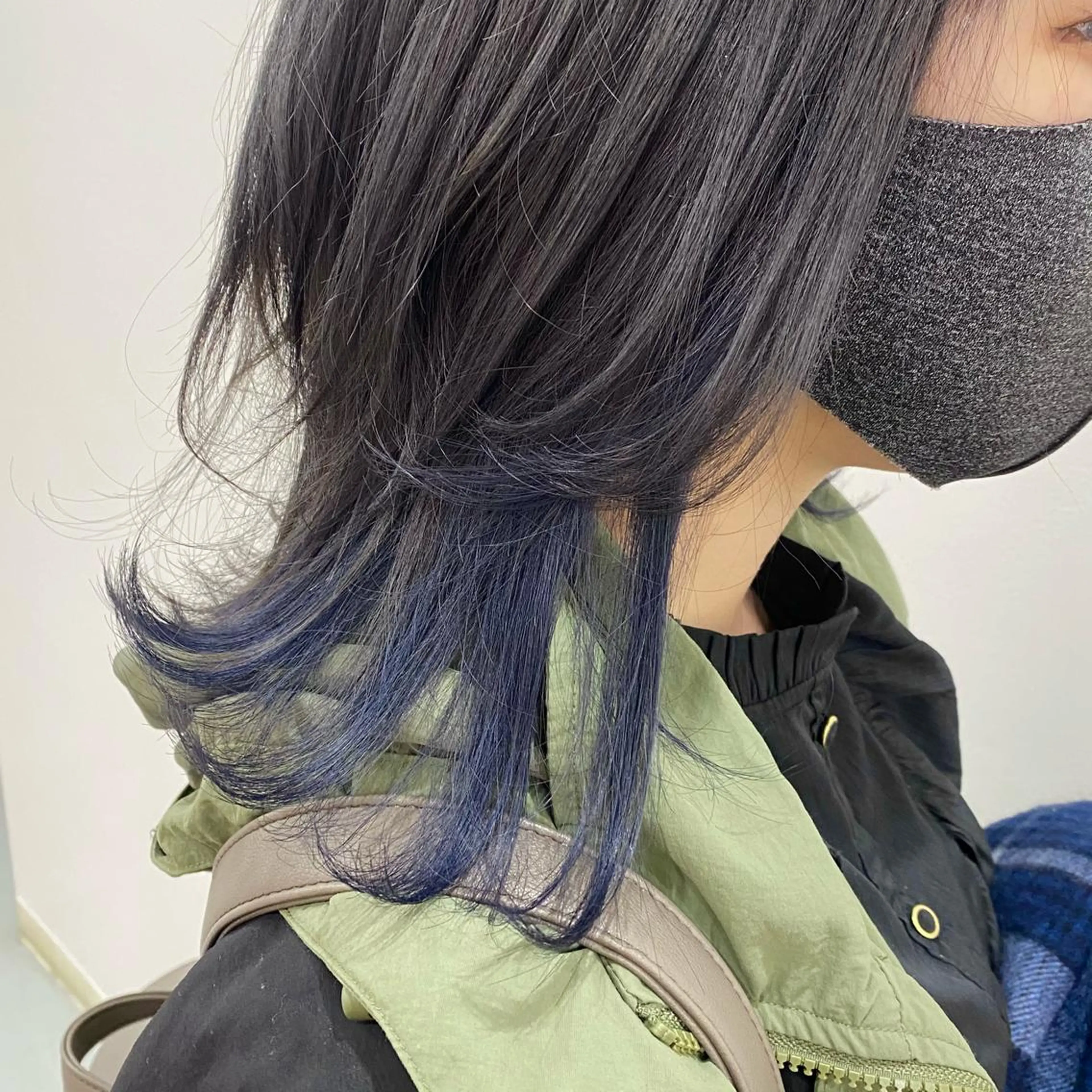 ミディアム カラー マンツーマン女性 美容師 奏のヘアスタイル