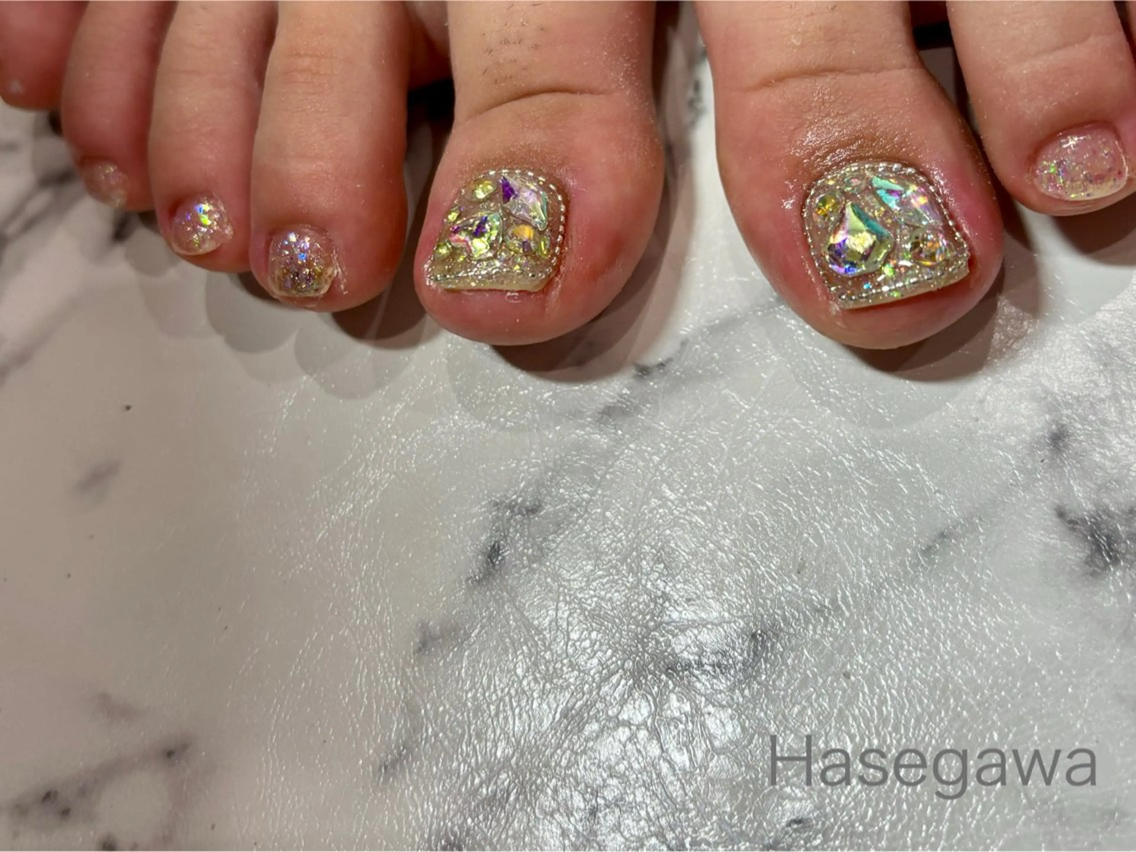 ネイル フットネイル DROP所属・DROP 長谷川のネイルデザイン