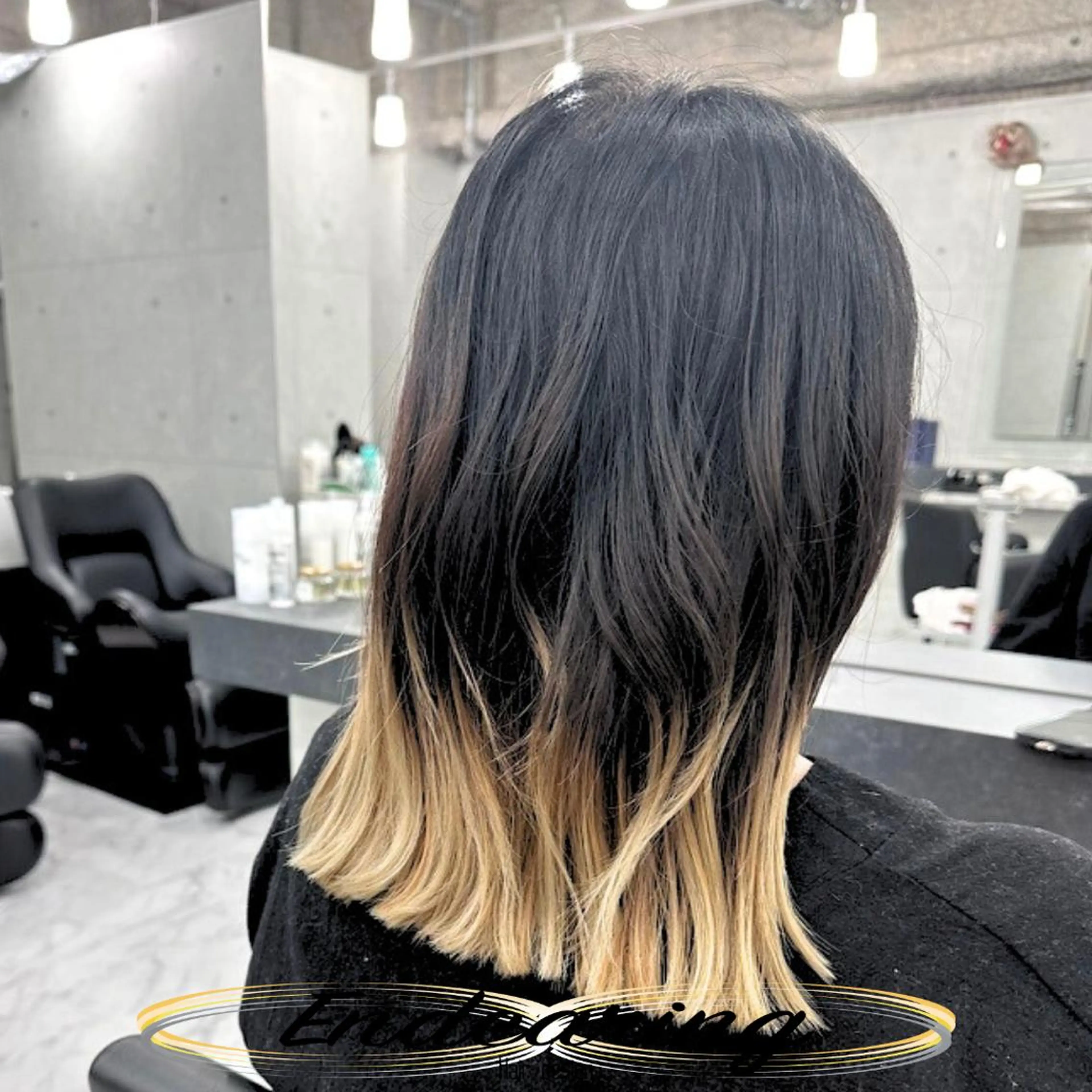 カラー ブラウンカラー ダークブラウン デザインカラー ヘアカラー Endearing 銀座/レイヤーカットのヘアスタイル