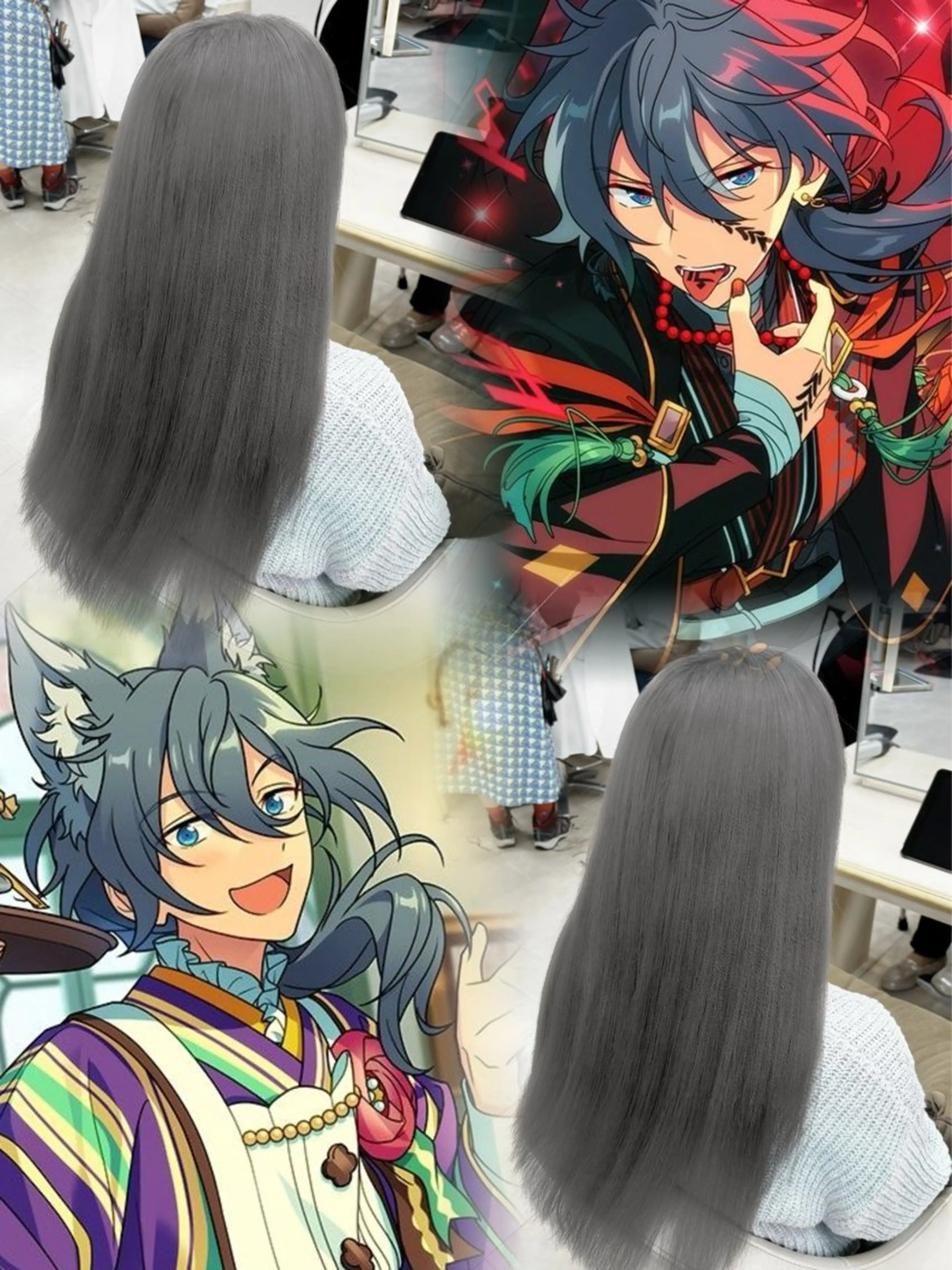 ロング カラー カット ヘアカラー 推し活/韓国/ブリー チカラーminamiのヘアスタイル