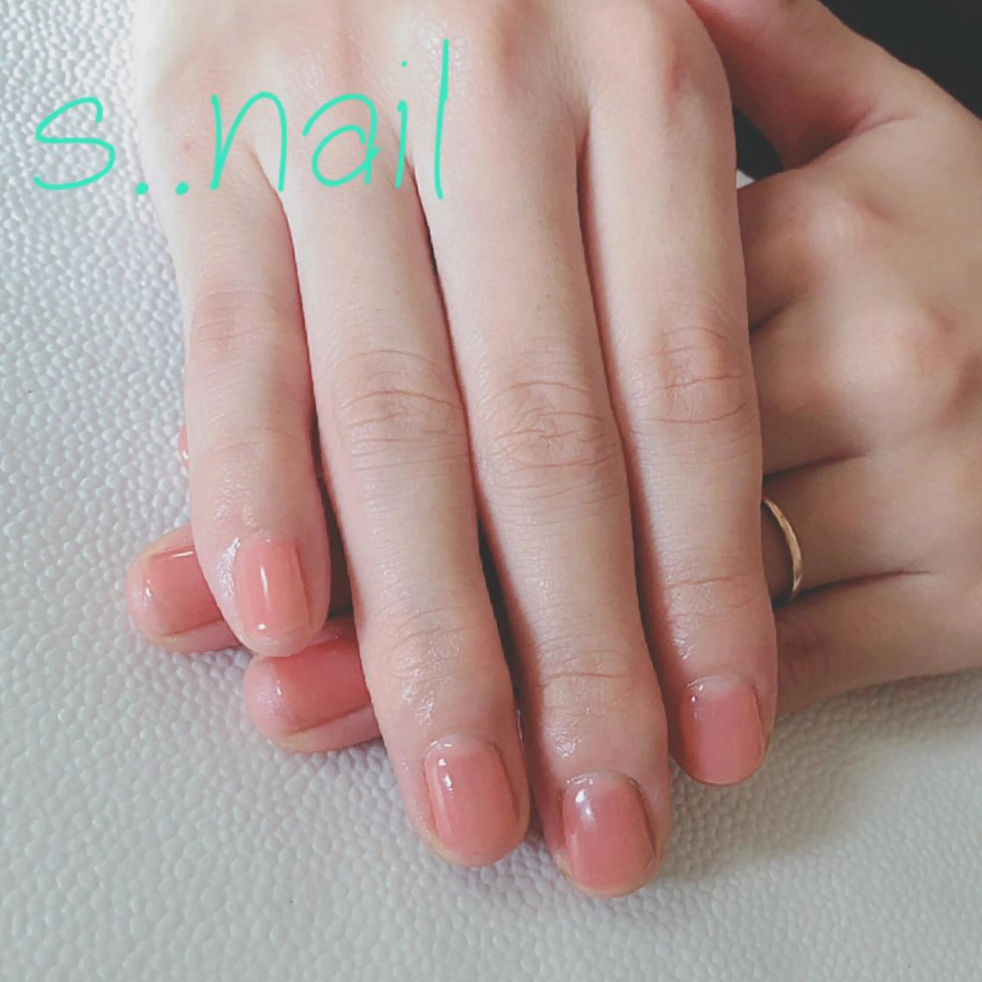 ネイル ジェルネイル ワンカラーネイル オレンジ ハンドネイル フットネイル s..nail / MORITAのネイルデザイン