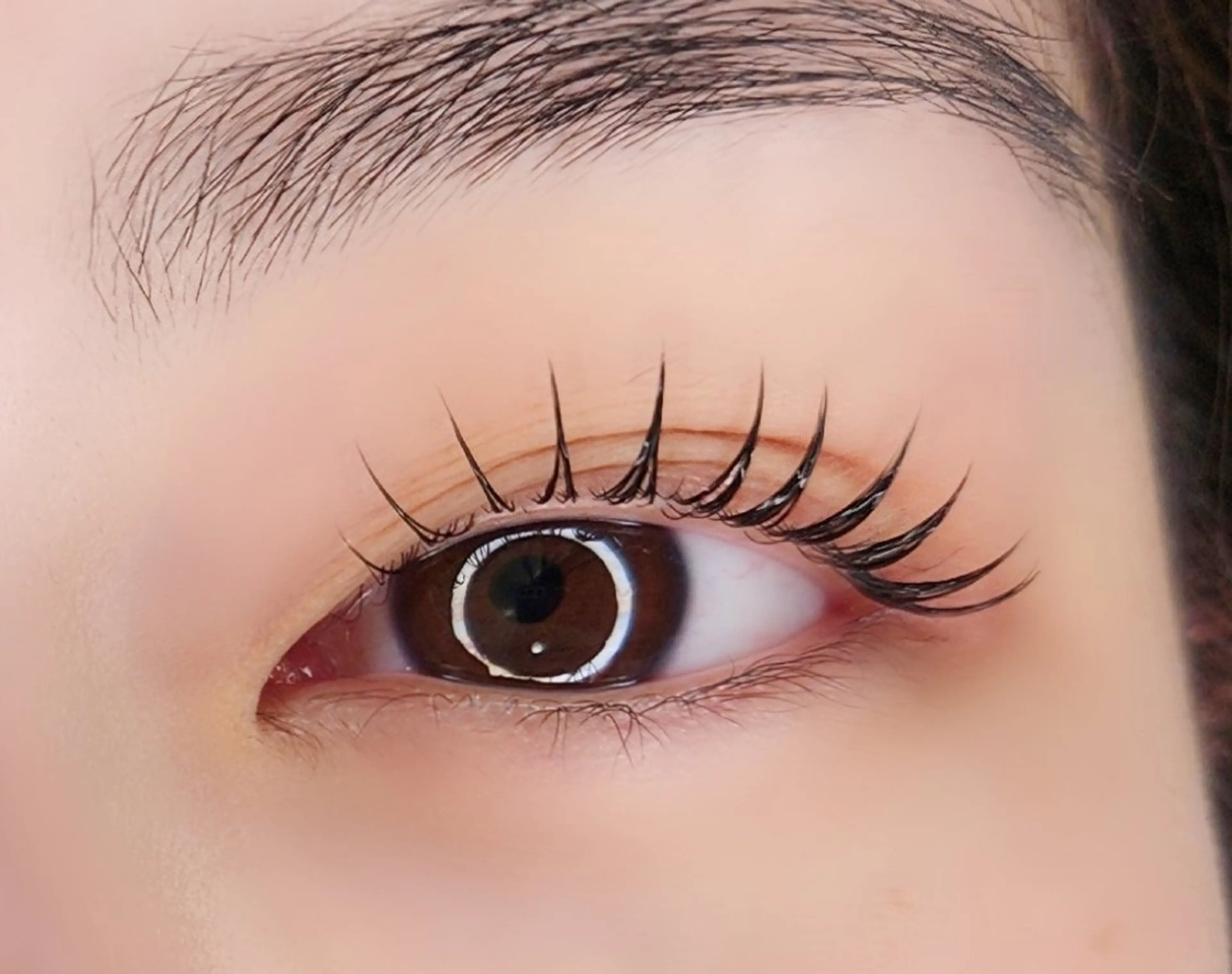 【SNSで話題】束感◎韓国風まつ毛パーマ☆Wトリートメント付き￥5,500の写真