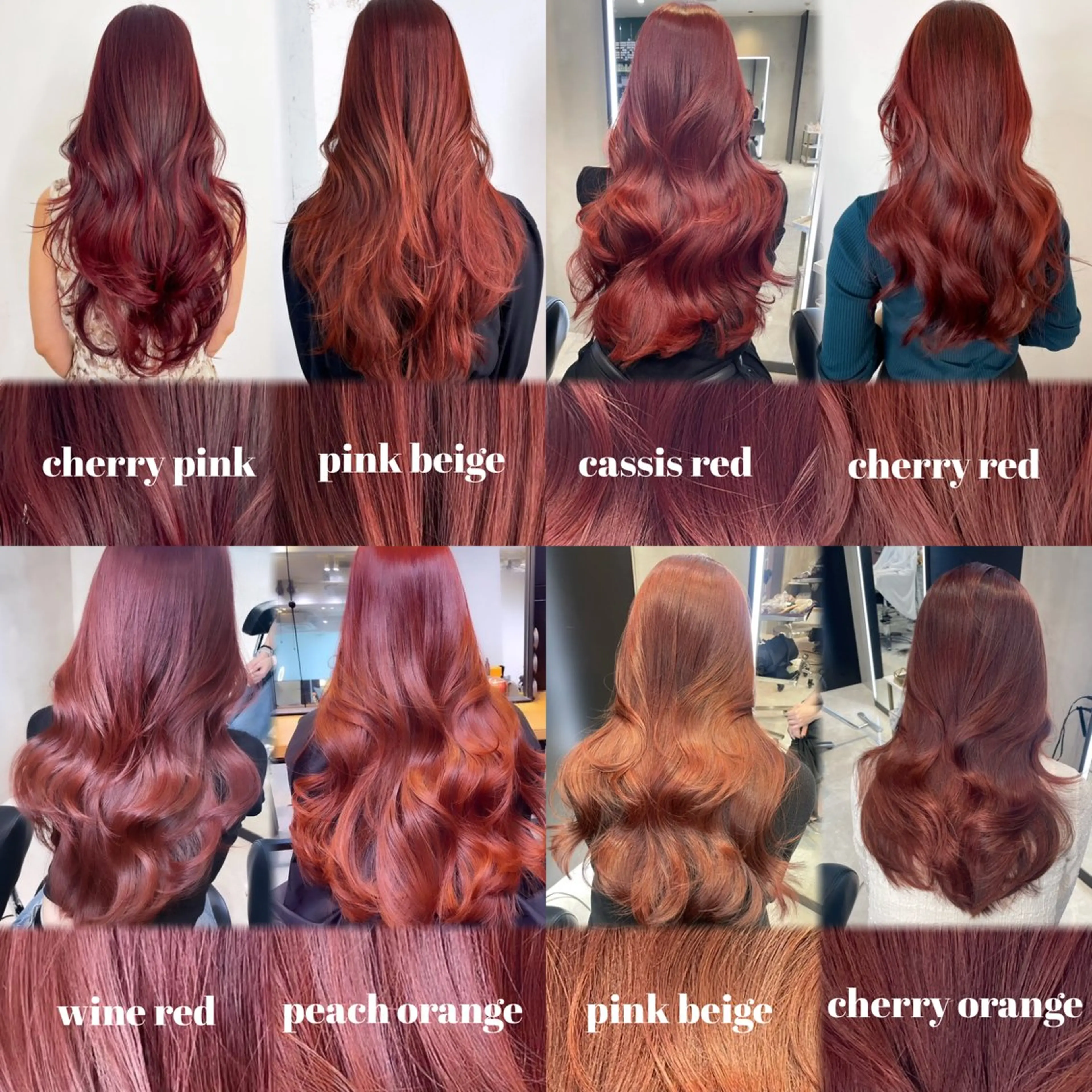 ロング カット ヘアカラー 韓国ヘア🇰🇷 YURIYAのヘアスタイル