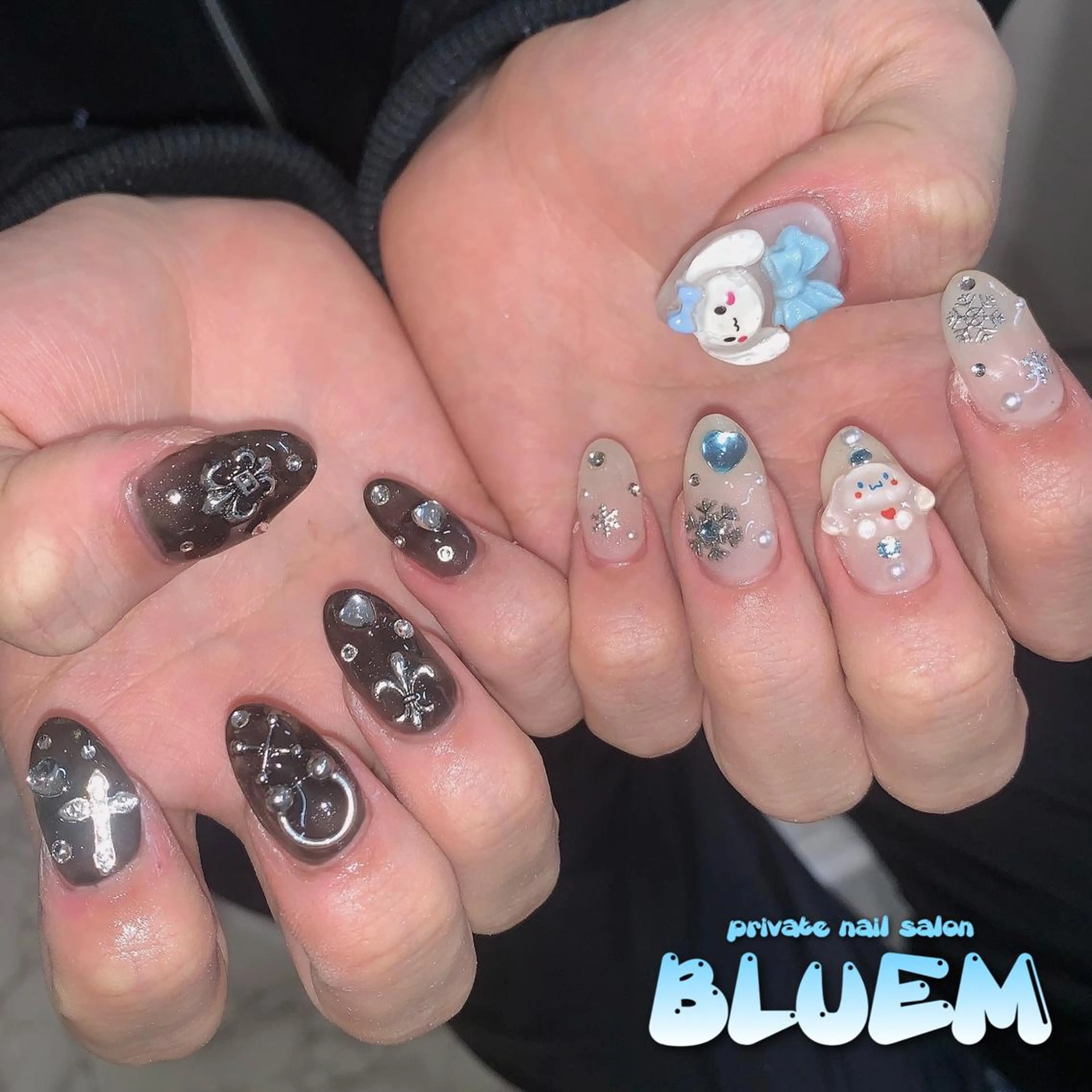 ネイル ハンドネイル BLUEM なな🐶のネイルデザイン