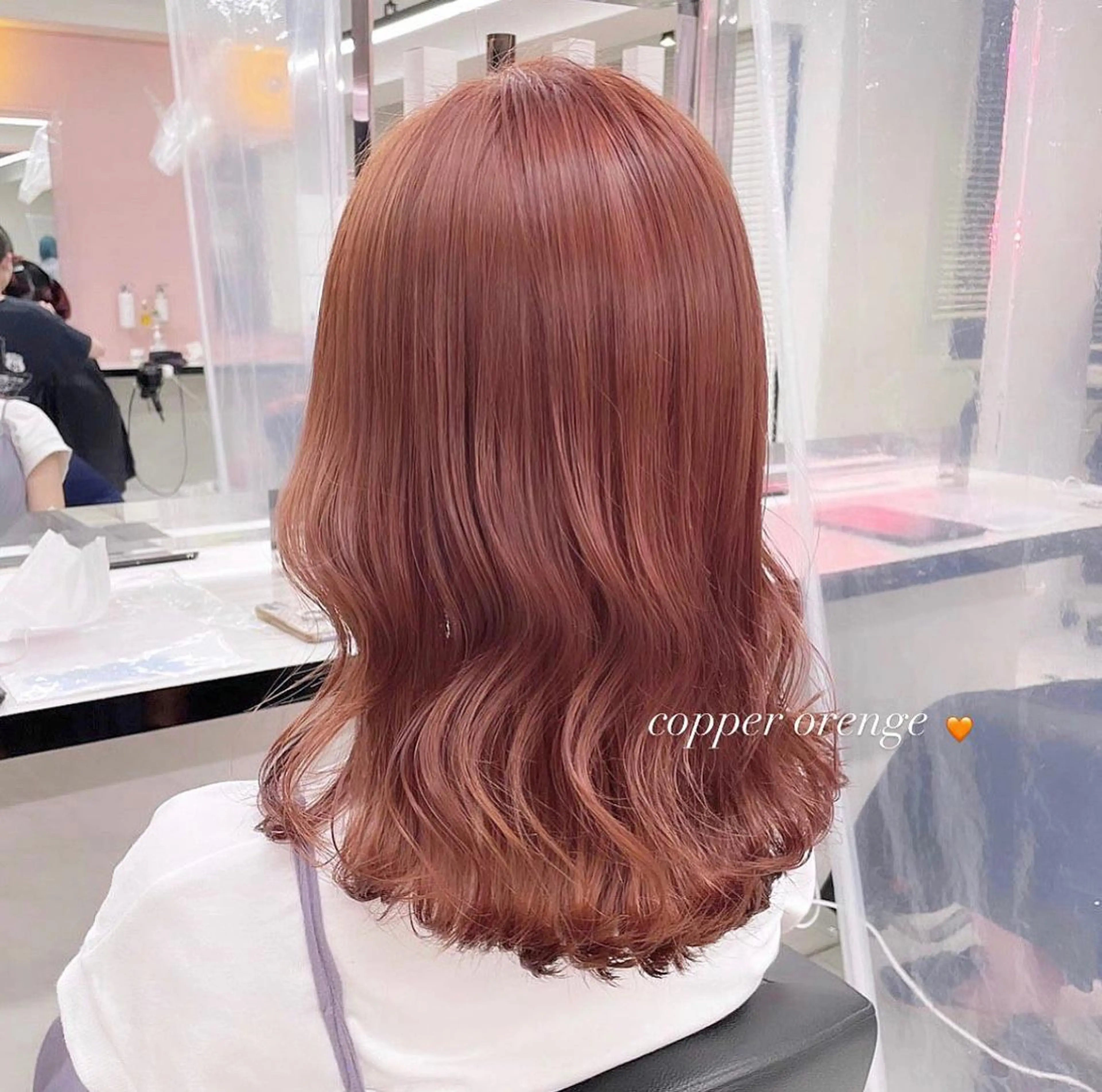 カラー RIKO👼🏻💓 韓国ガーリーのヘアスタイル