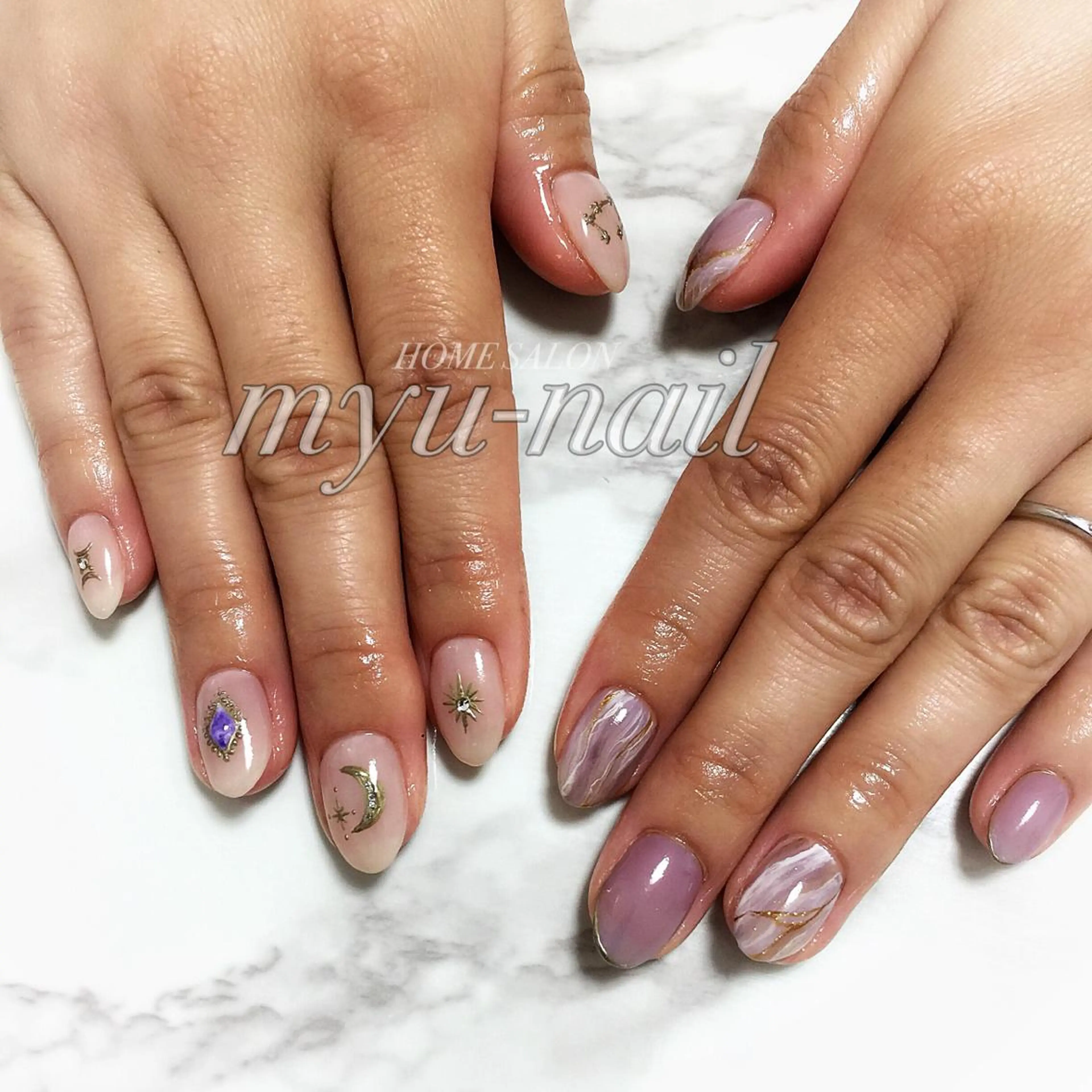 ネイル ホームサロン myu-nailのネイルデザイン