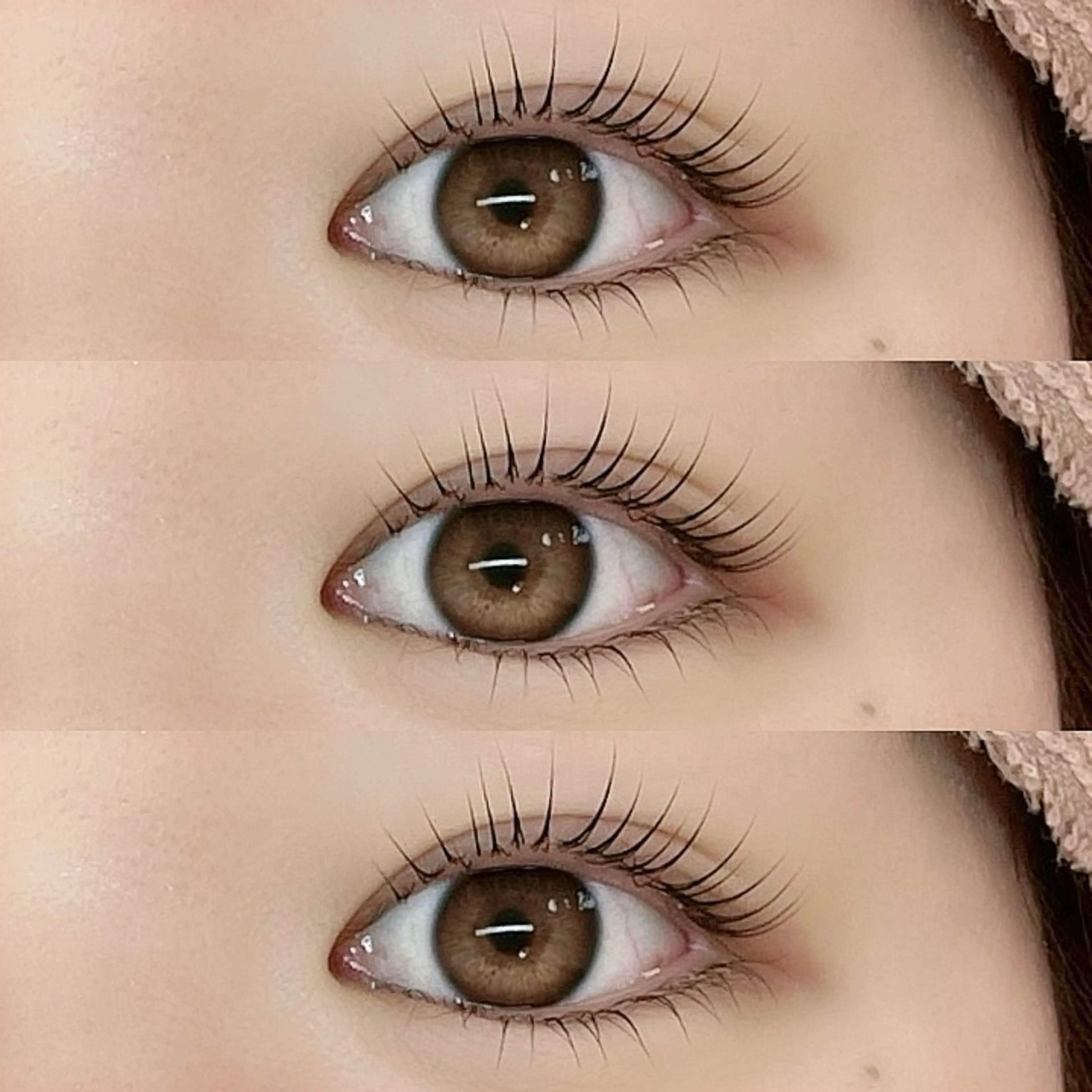 マツエク・マツパ 束感まつ毛 韓国風マツエク まつげパーマ 一重×まつ毛パーマ rei /meme まつパ アイブロウのマツエク・マツパデザイン