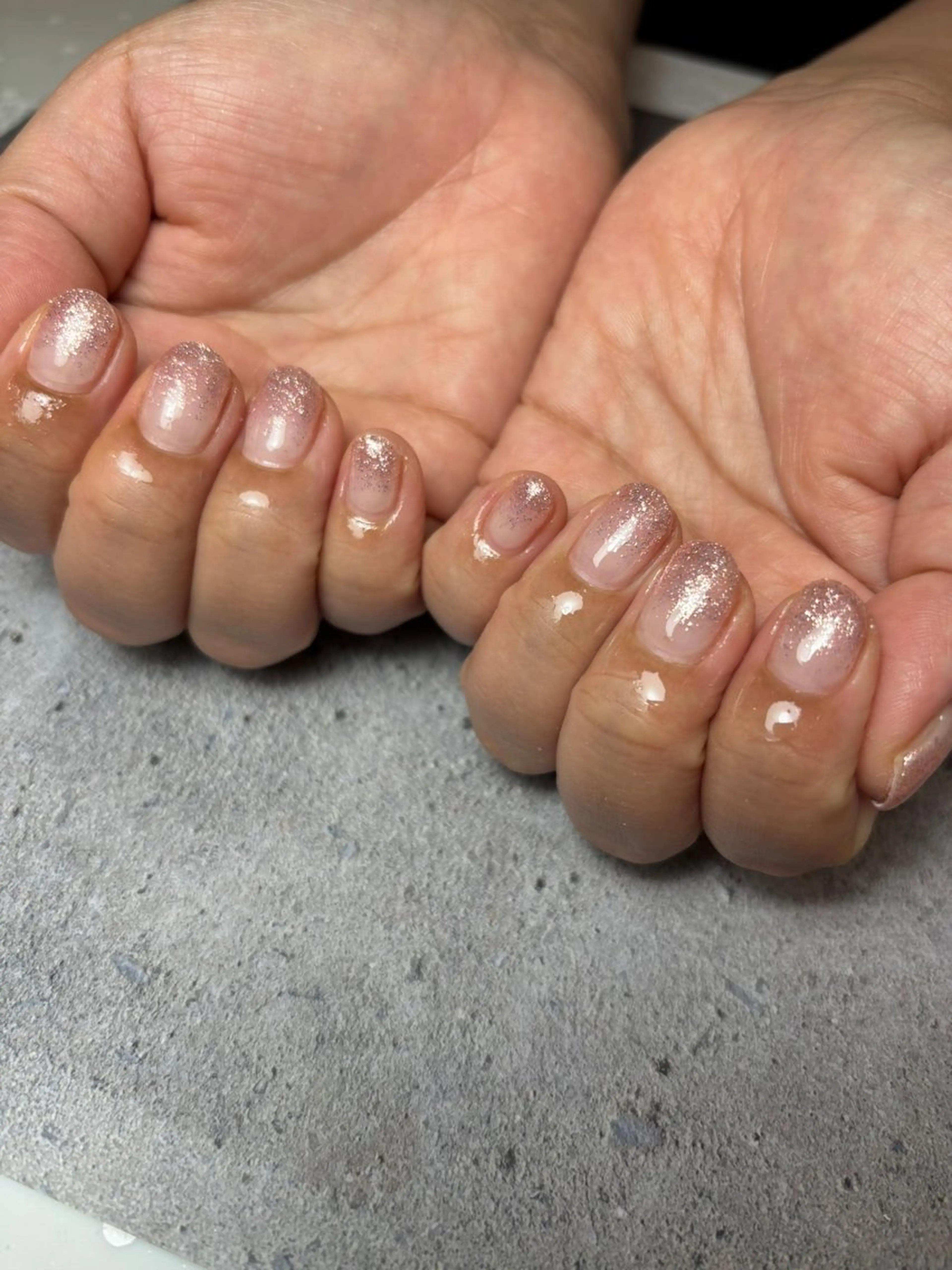 ネイル ラメ(グリッター) ラメグラデーション ハンドネイル nail salon DOLCE所属・nail dolceのネイルデザイン