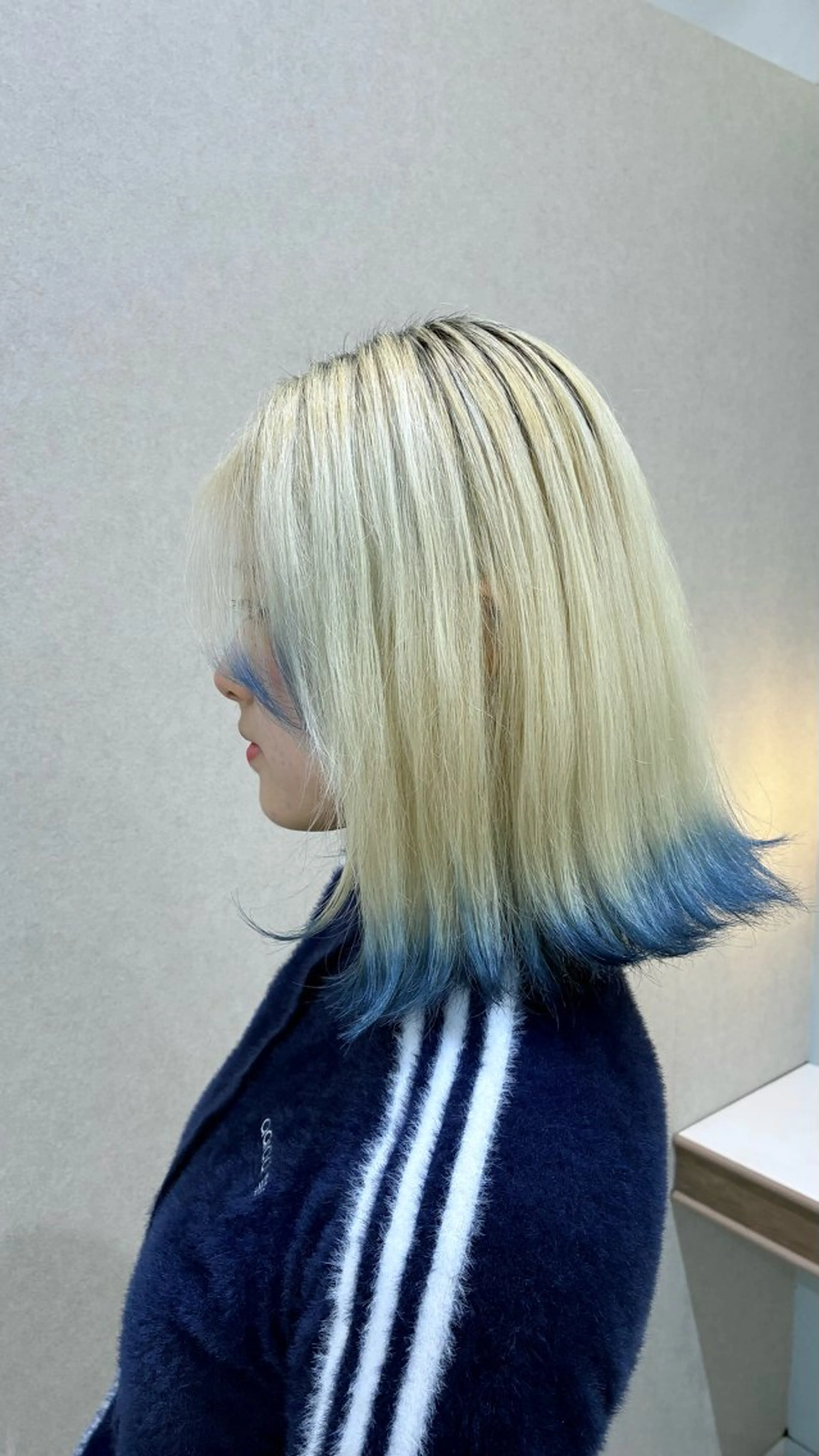 ミディアム ヘアカラー トリートメント ハイトーン/韓国ヘア sena🩵のヘアスタイル