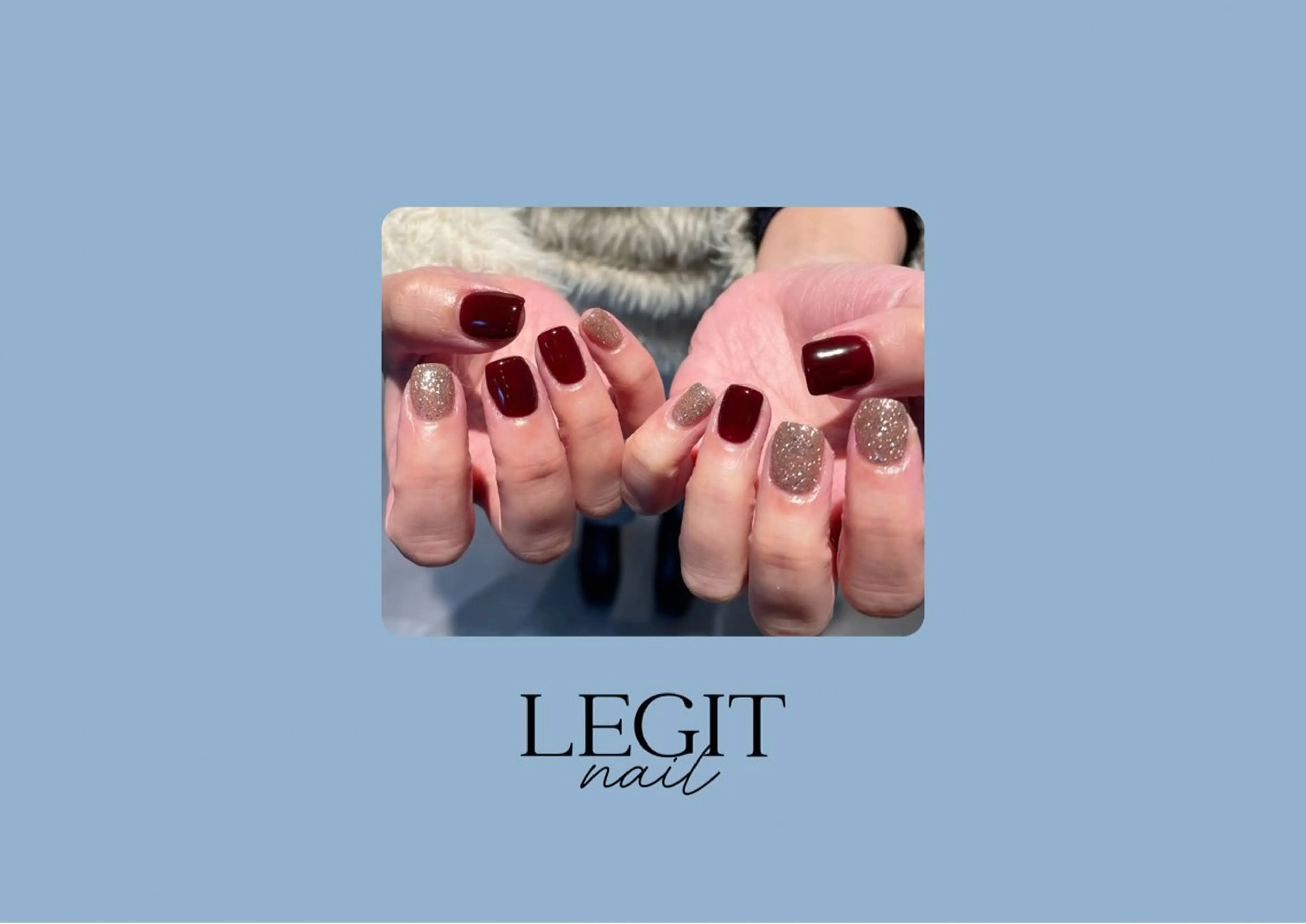 ネイル ハンドネイル LEGIT nail所属・LEGIT nail AKARIのネイルデザイン