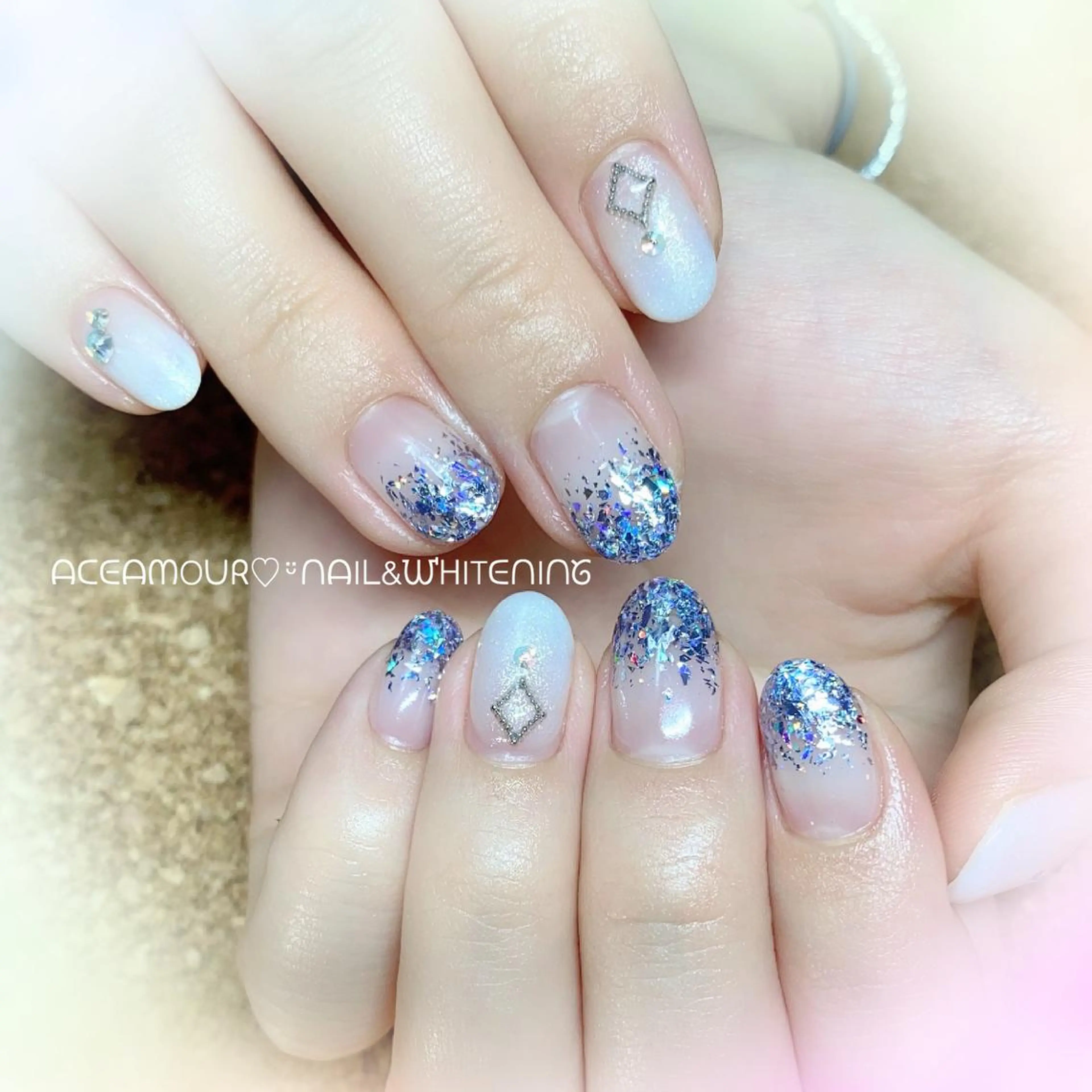 ネイル ネイル/耳つぼ /新ホワイトニングのネイルデザイン