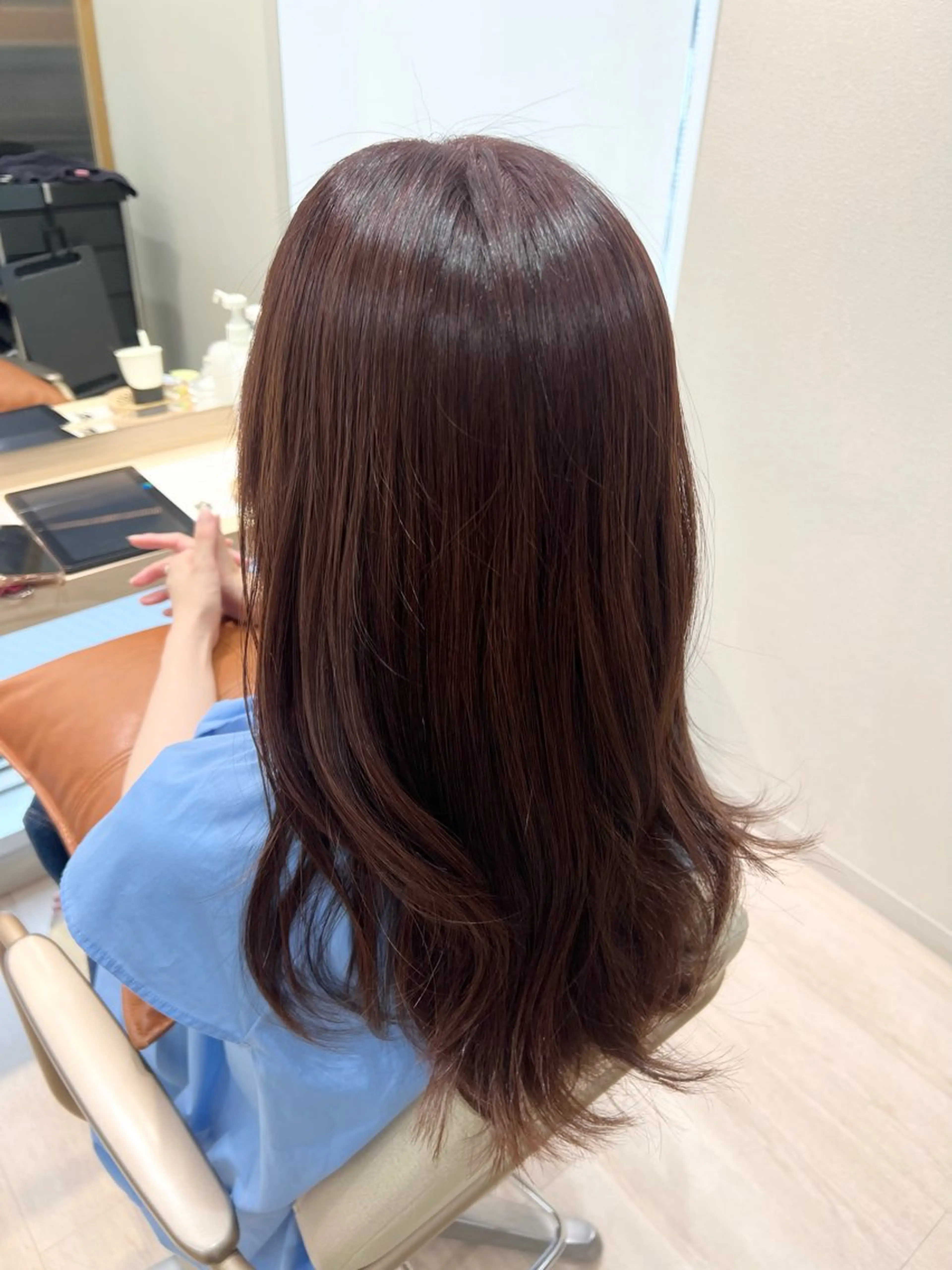 セミロング カラー ブラウンカラー カット ヘアカラー トリートメント ✨🌿大人可愛い愛さ れhair🌿✨松本のヘアスタイル