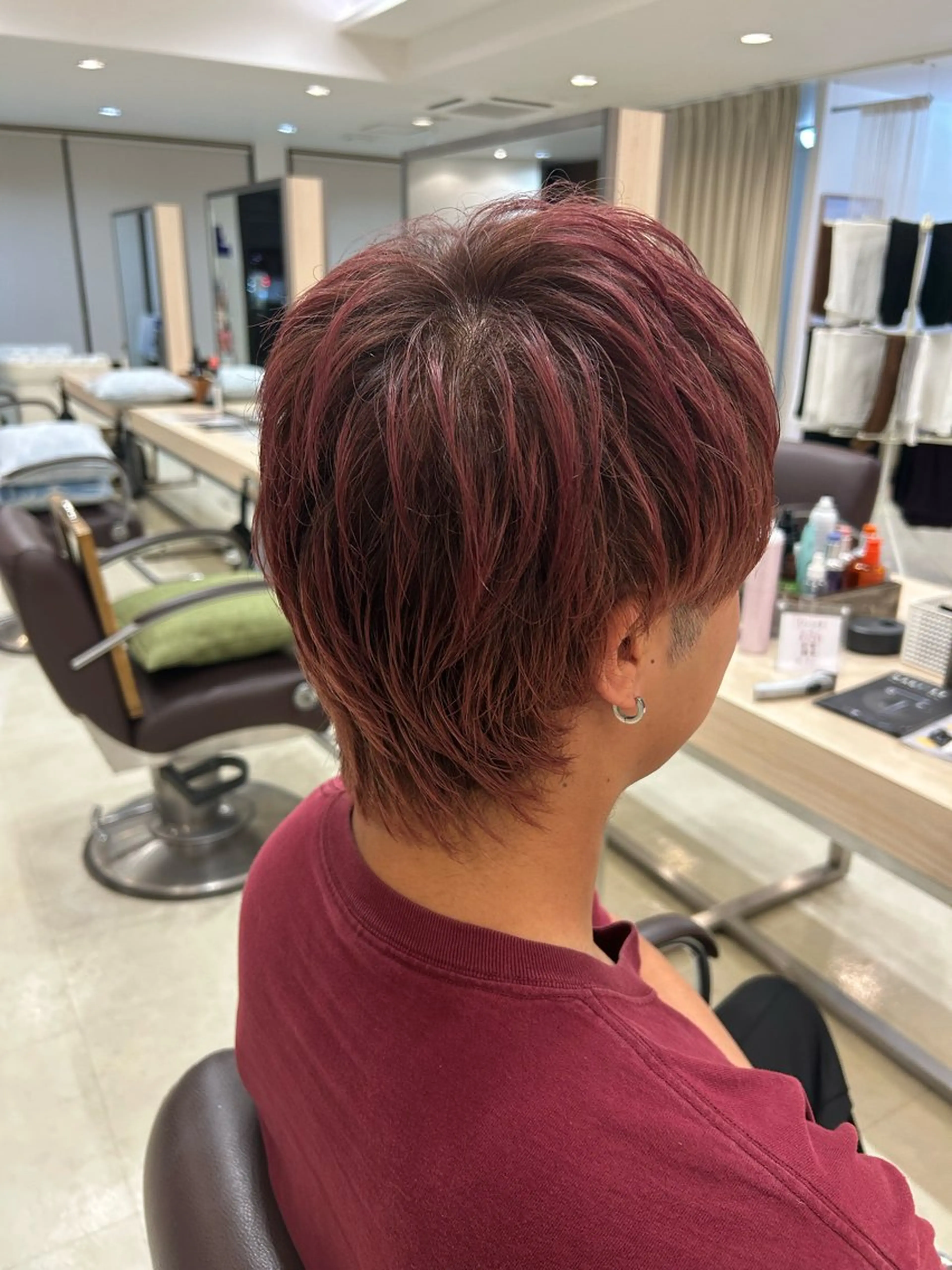 メンズカット✖️艶カラーの写真