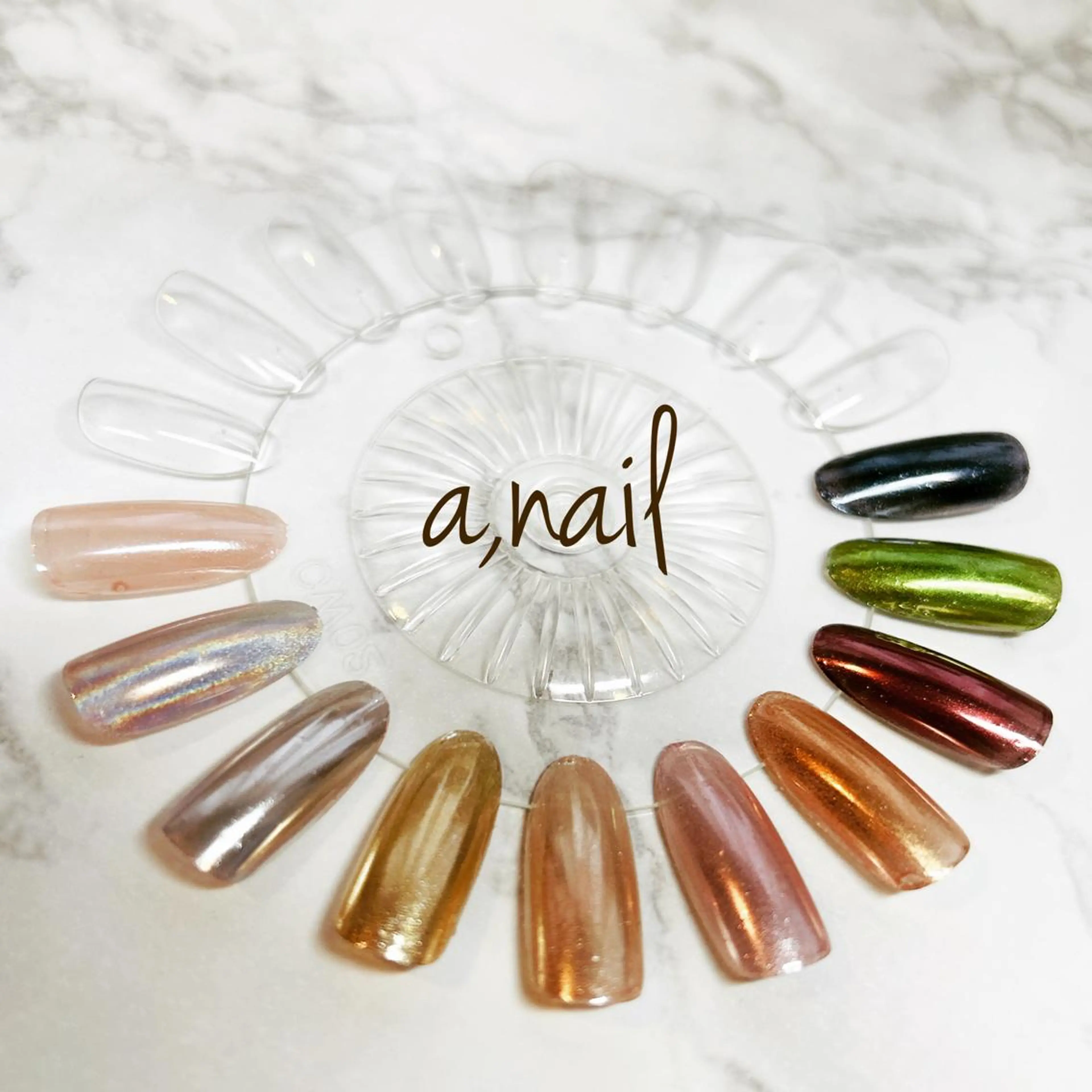 ネイル クリアネイル フットネイル ジェルネイル グラデーション ミラーネイル ネイルサロン エーネイルのネイルデザイン