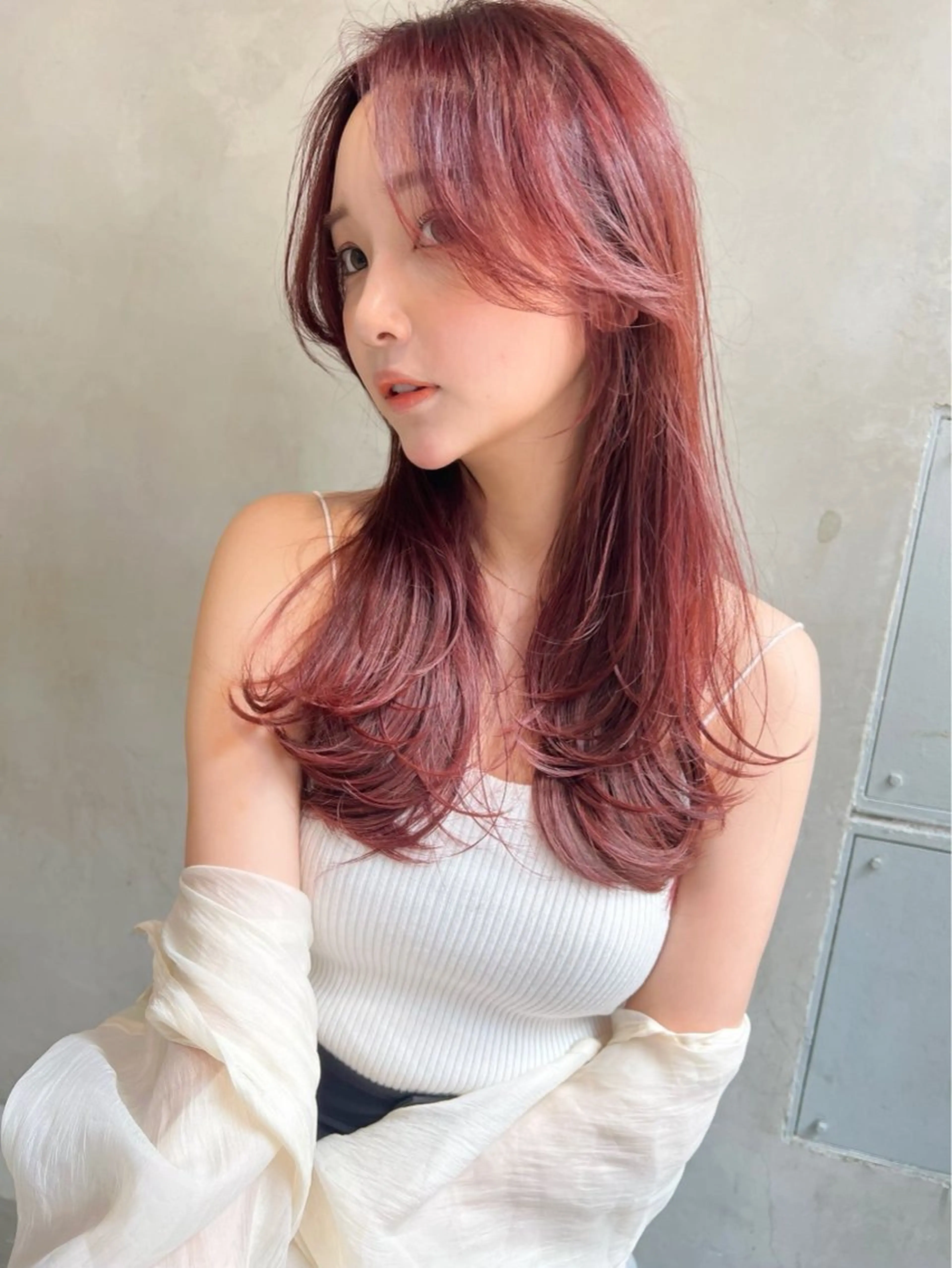 【💫イメージチェンジ💫】ダブルカラー（ブリーチ無し）＋1 step treatmentの写真