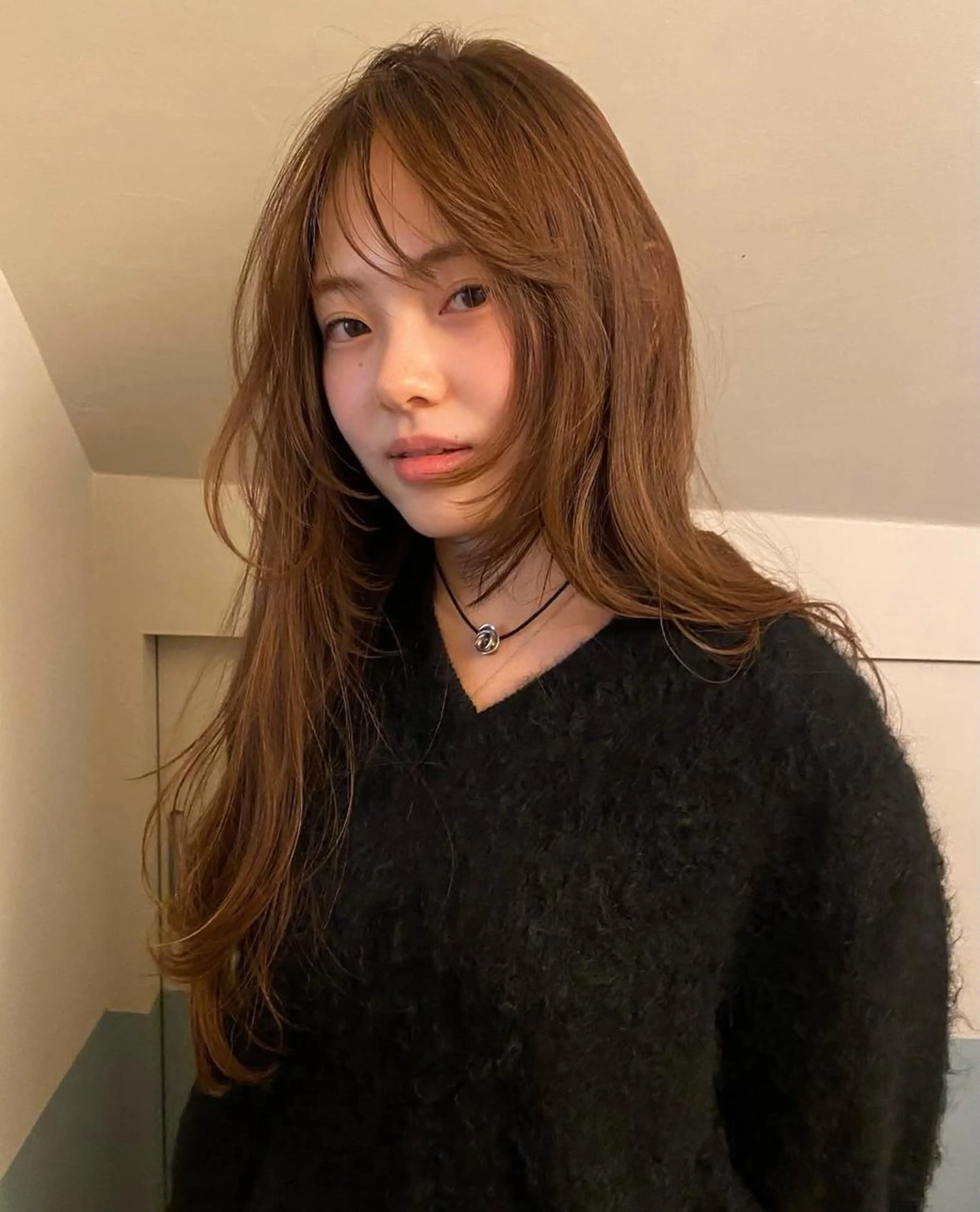 【似合わせカット+ブリーチなしダブルカラー】⚜️(ダメージを少なく透明感を出したい方へ)の写真