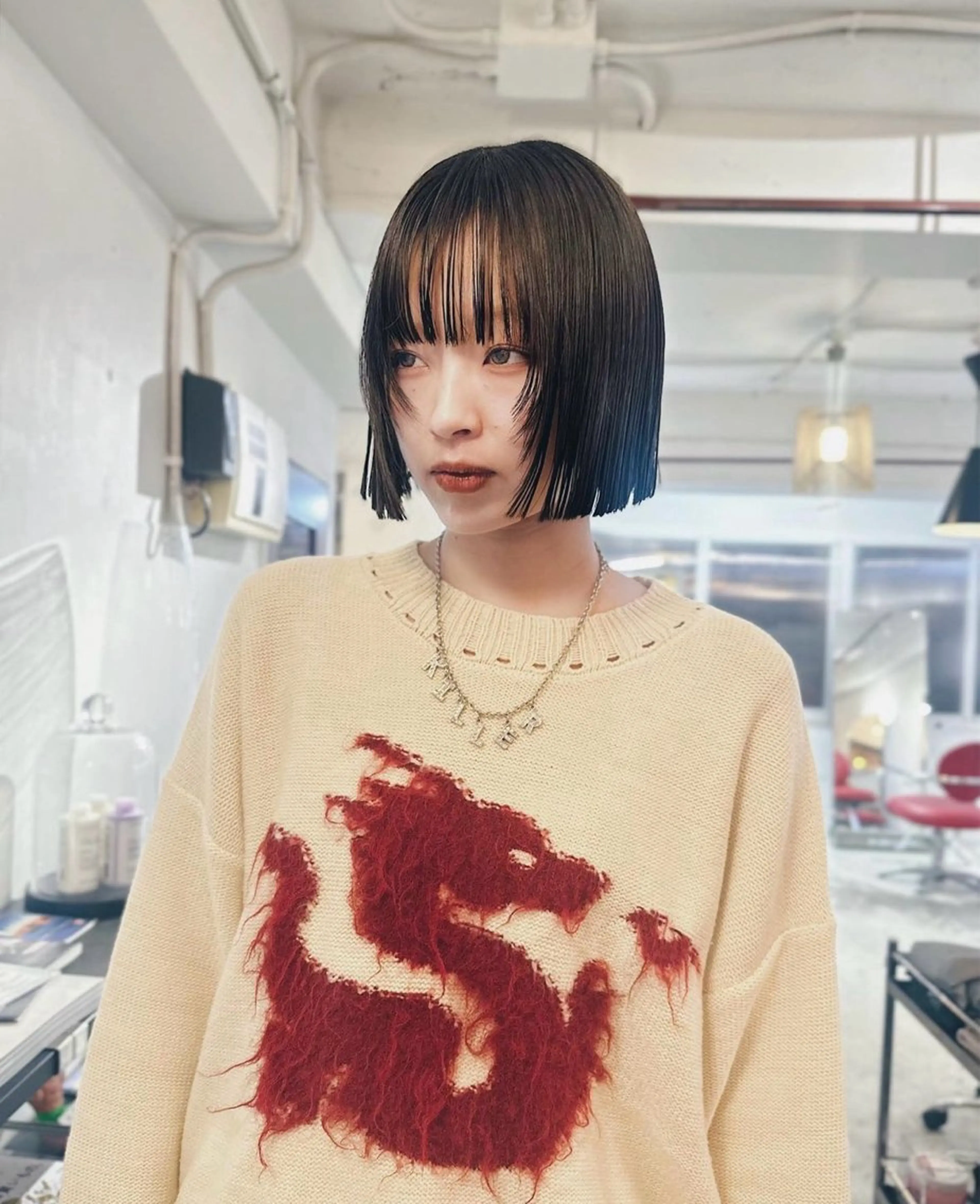 ショート カット 繭所属・こはる／ハードパーマ /癖毛風パーマ🧃のヘアスタイル