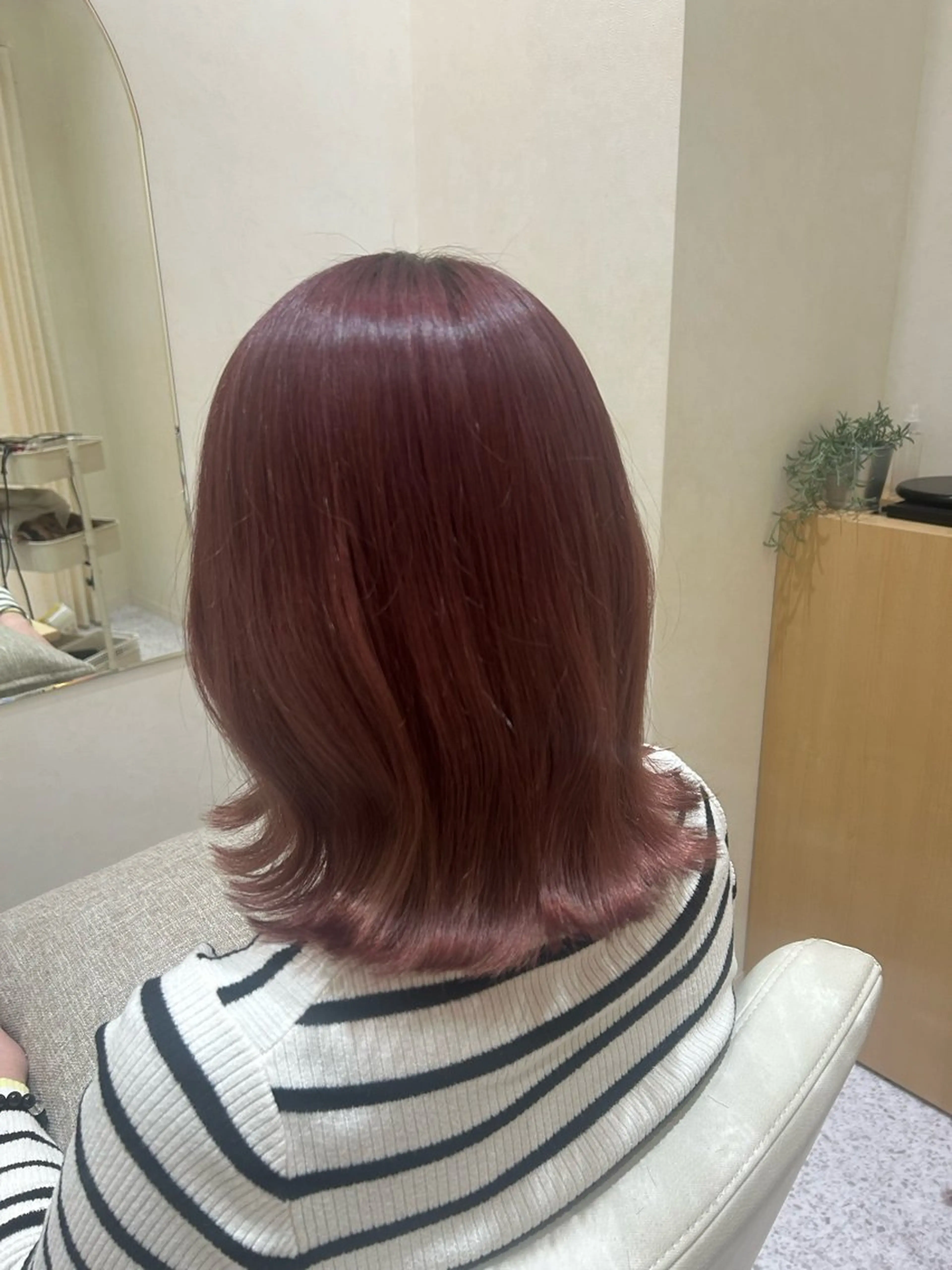 ミディアム カラー Yamamoto 半個室美容室zinaのヘアスタイル
